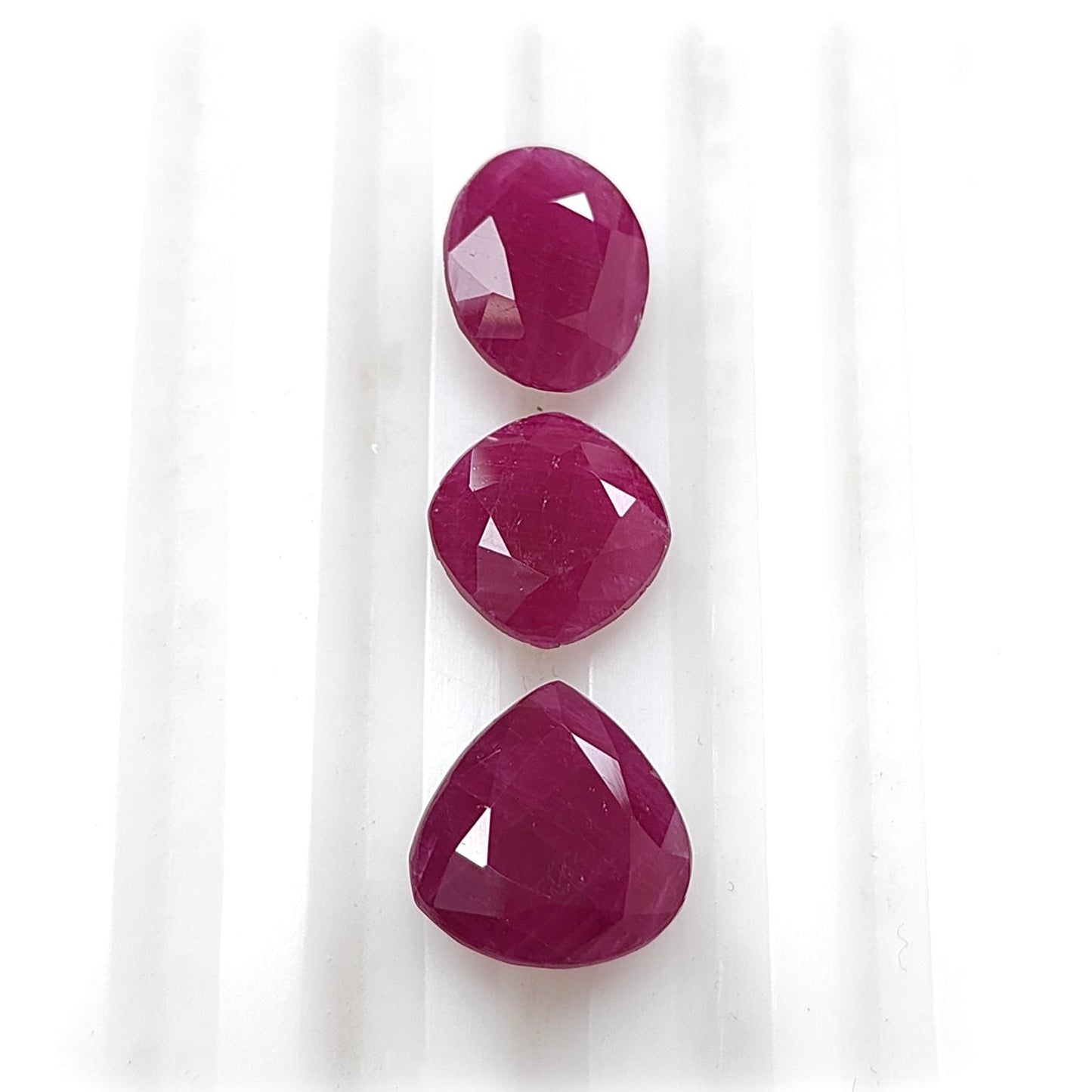 Ruby Faceted Cut