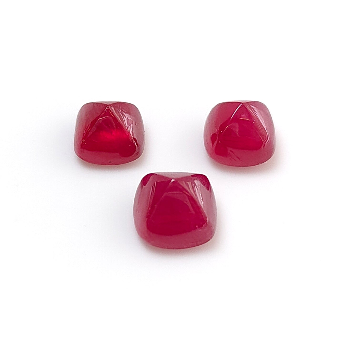 red ruby sugarloaf cabochon