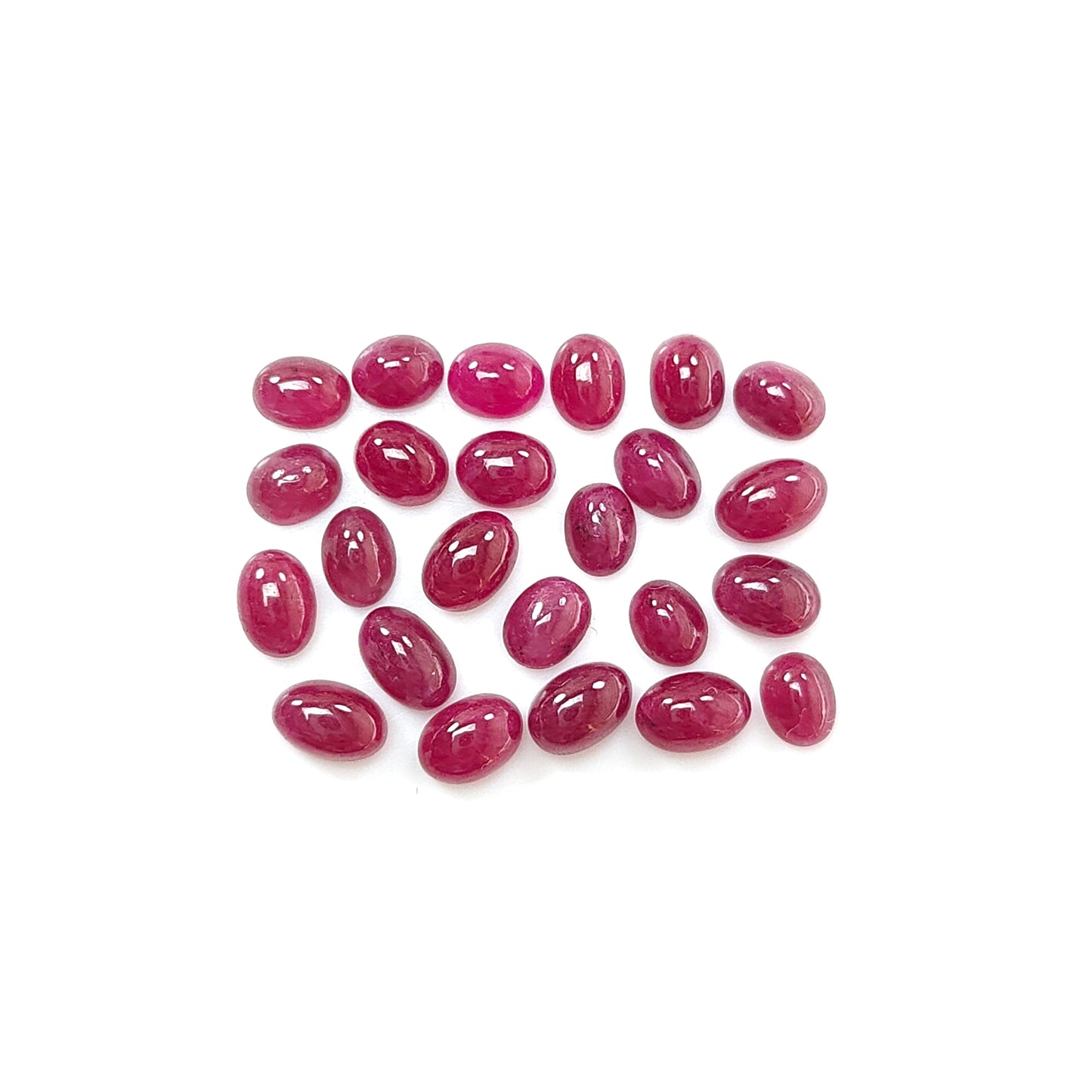 ruby oval shape cabochon