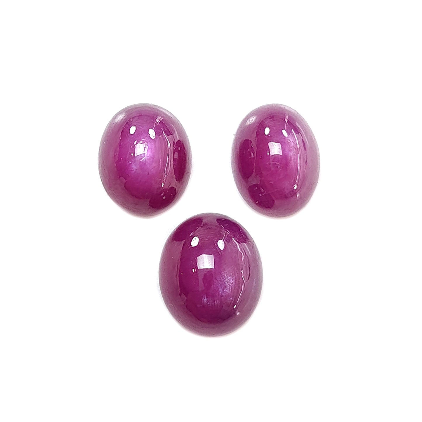 red ruby round cabochon