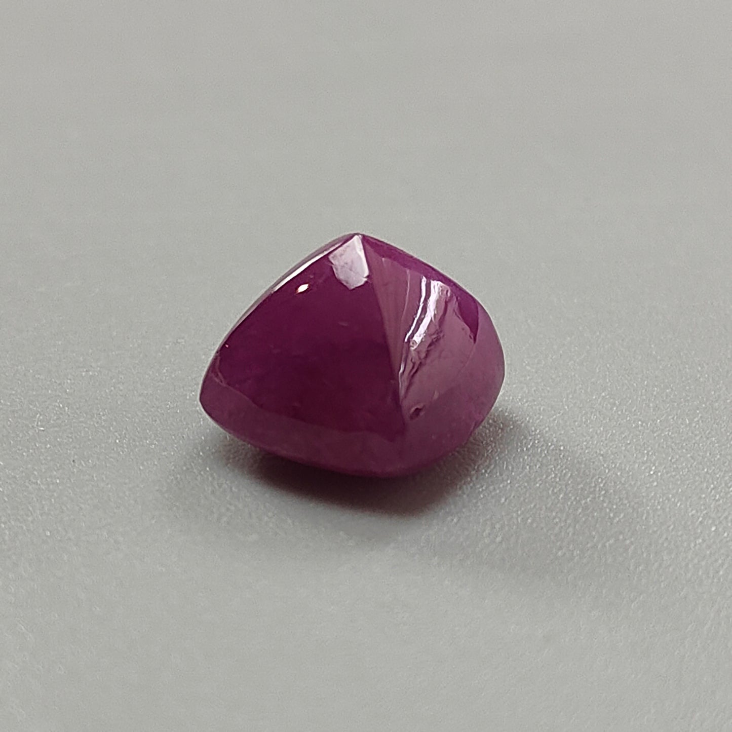 10.90cts Red Ruby Cabochon Natural Untreated Sugarloaf Shape 11mm 1pc for Jewelry