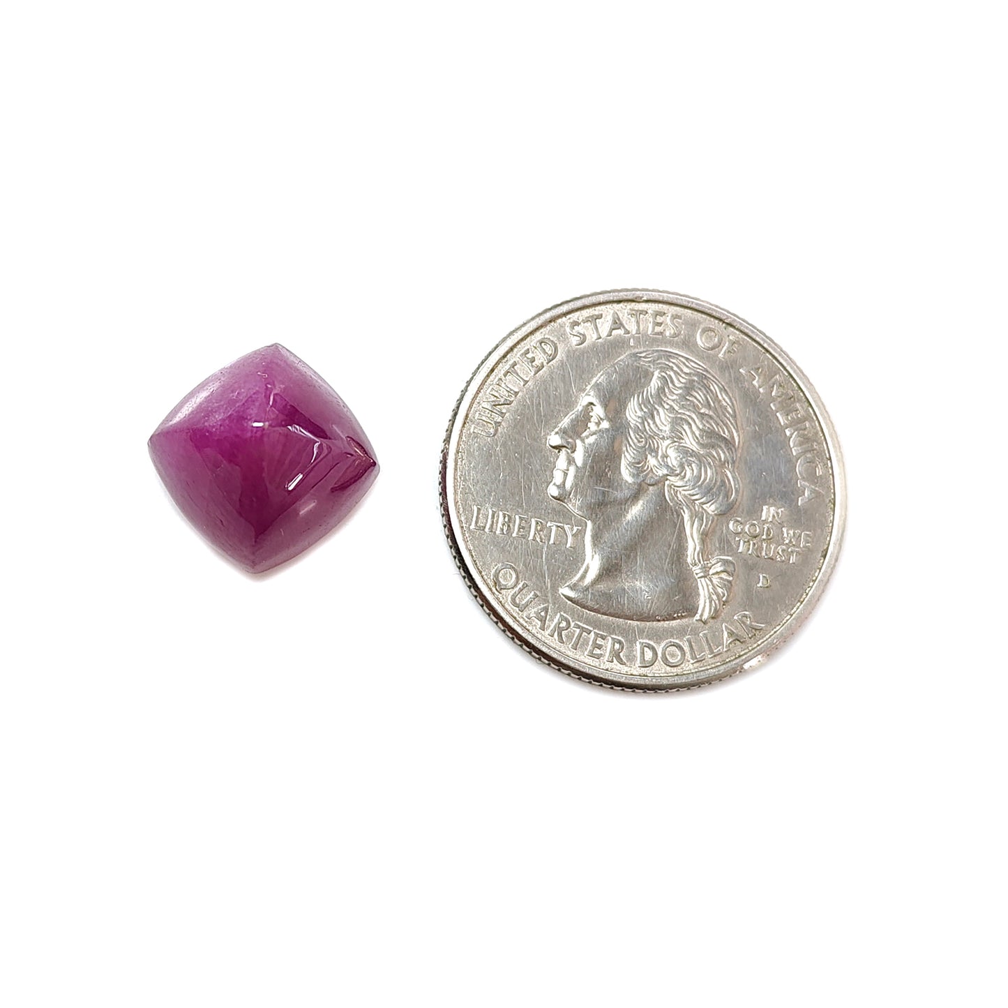 12.70cts Red Ruby Cabochon Natural Untreated Sugarloaf Shape 11mm 1pc for Jewelry