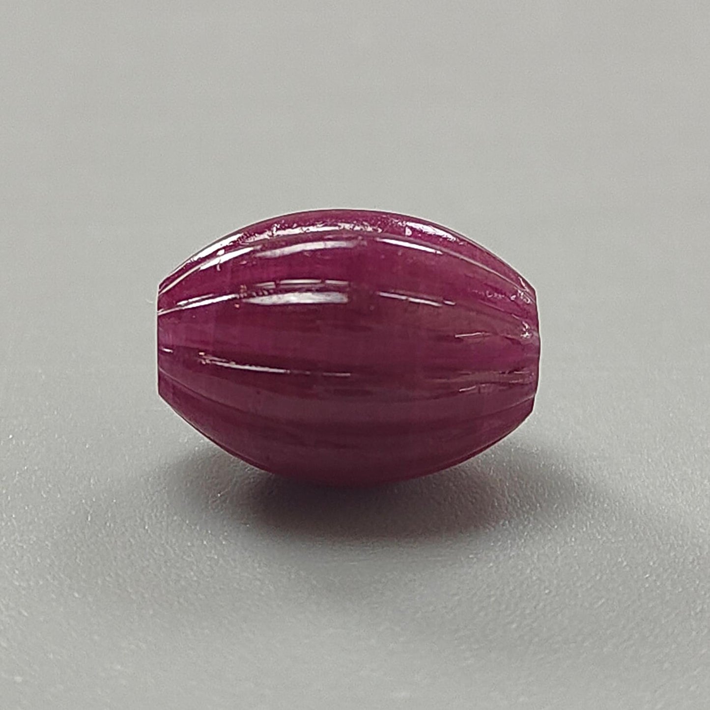 Ruby Gemstone Carving: 23.20cts Natural Untreated Unheated Ruby Hand Carved Fancy Shape 16mm 1pc for Jewelry July Birthstone