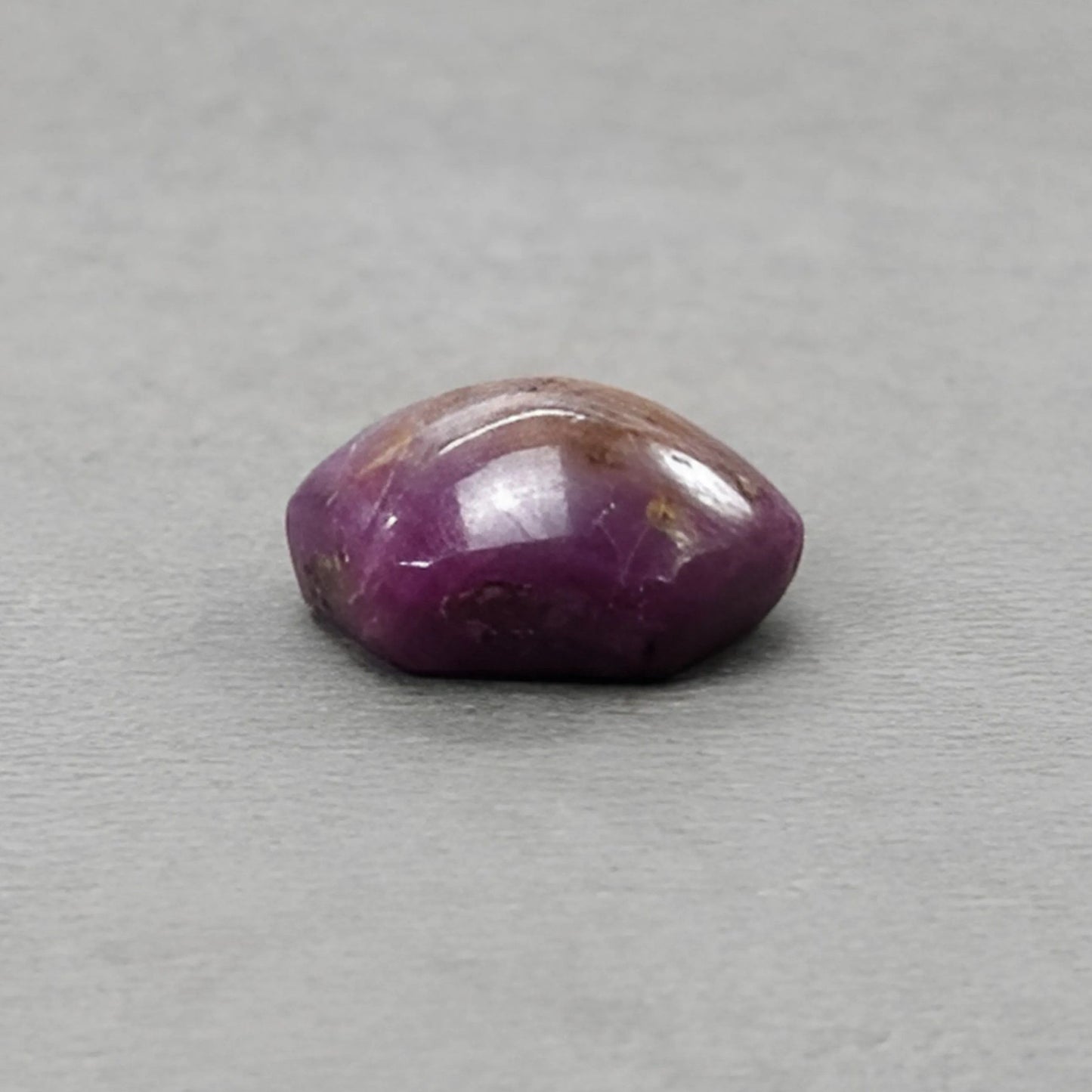 27.55cts Natural Untreated Star Ruby Gemstone Hexagon Shape Cabochon 19*16mm