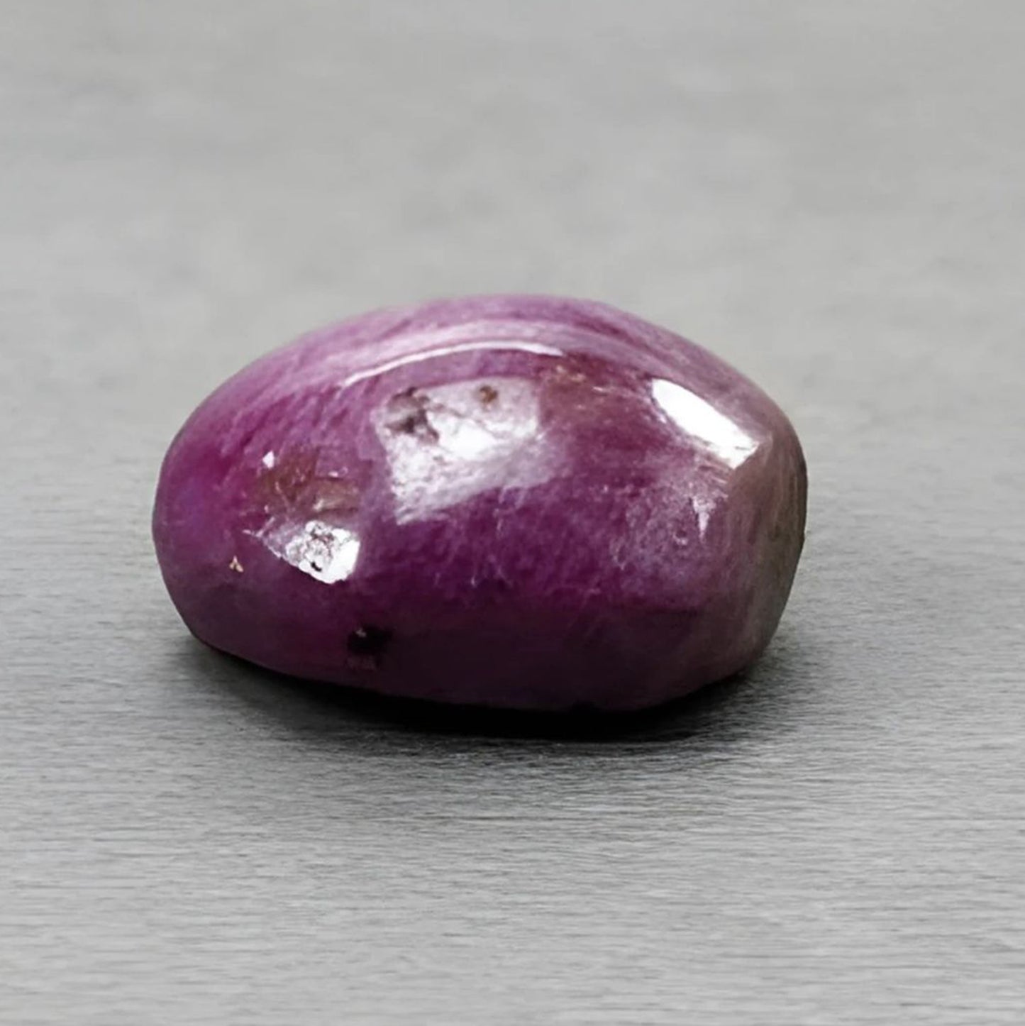 22.10cts Natural Untreated Star Ruby Gemstone Hexagon Shape Cabochon 16*14.5mm