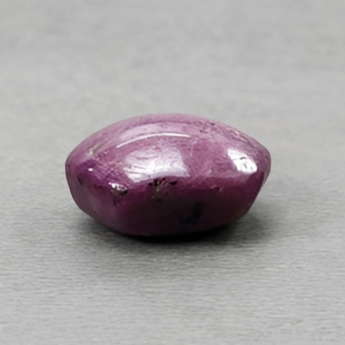 25.85cts Natural Untreated Star Ruby Gemstone Hexagon Shape Cabochon 18*15.5mm
