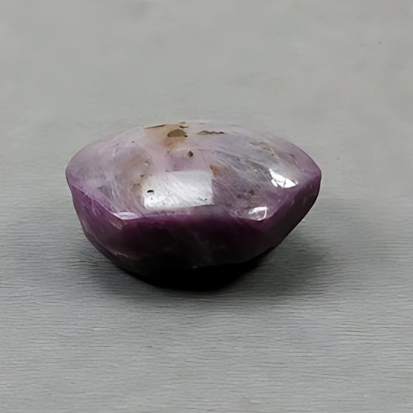 69.60cts Natural Untreated Star Ruby Gemstone Hexagon Shape Cabochon 25*22mm