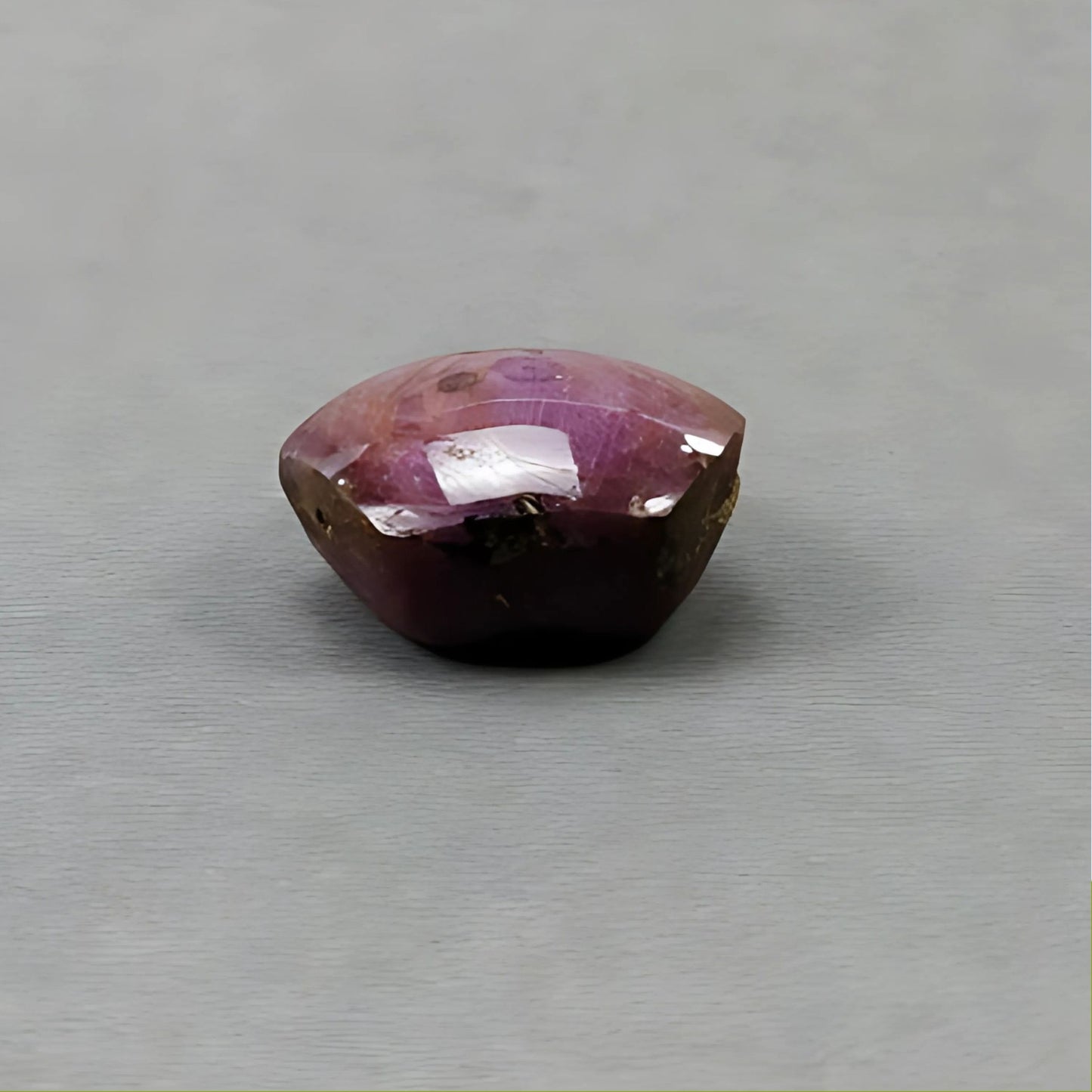 96.80cts Natural Untreated Star Ruby Gemstone Hexagon Shape Cabochon 27*24mm