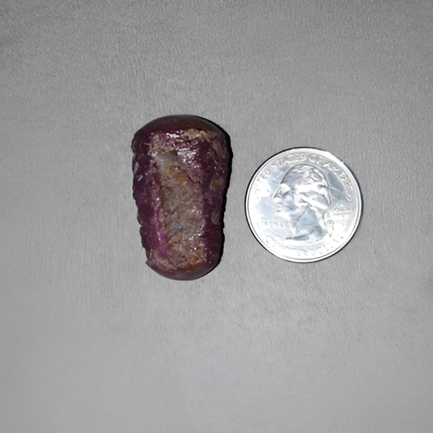 115.80cts Natural Untreated Both Side Star Ruby Gemstone Crystal Wand Healing Specimen 20*18mm