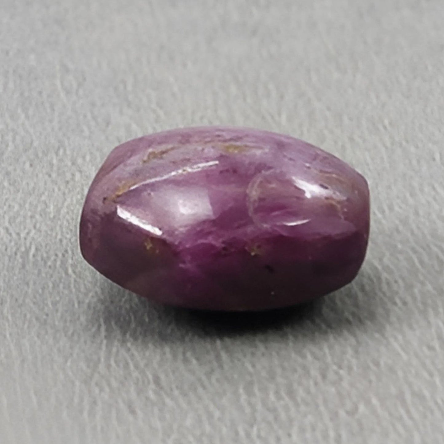 17.10cts Natural Untreated Star Ruby Gemstone Hexagon Shape Cabochon 16*13mm