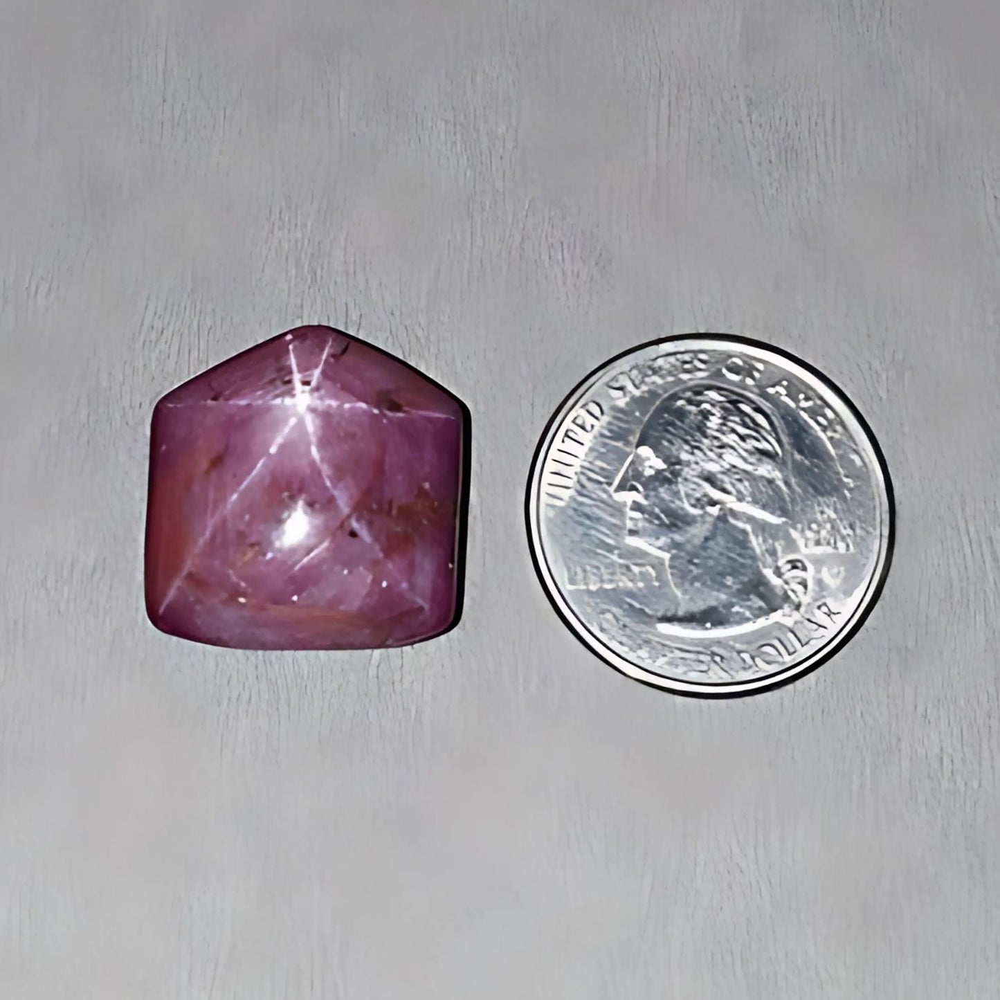 54.00cts Natural Untreated Star Ruby Gemstone Uneven Shape Cabochon 21*20mm
