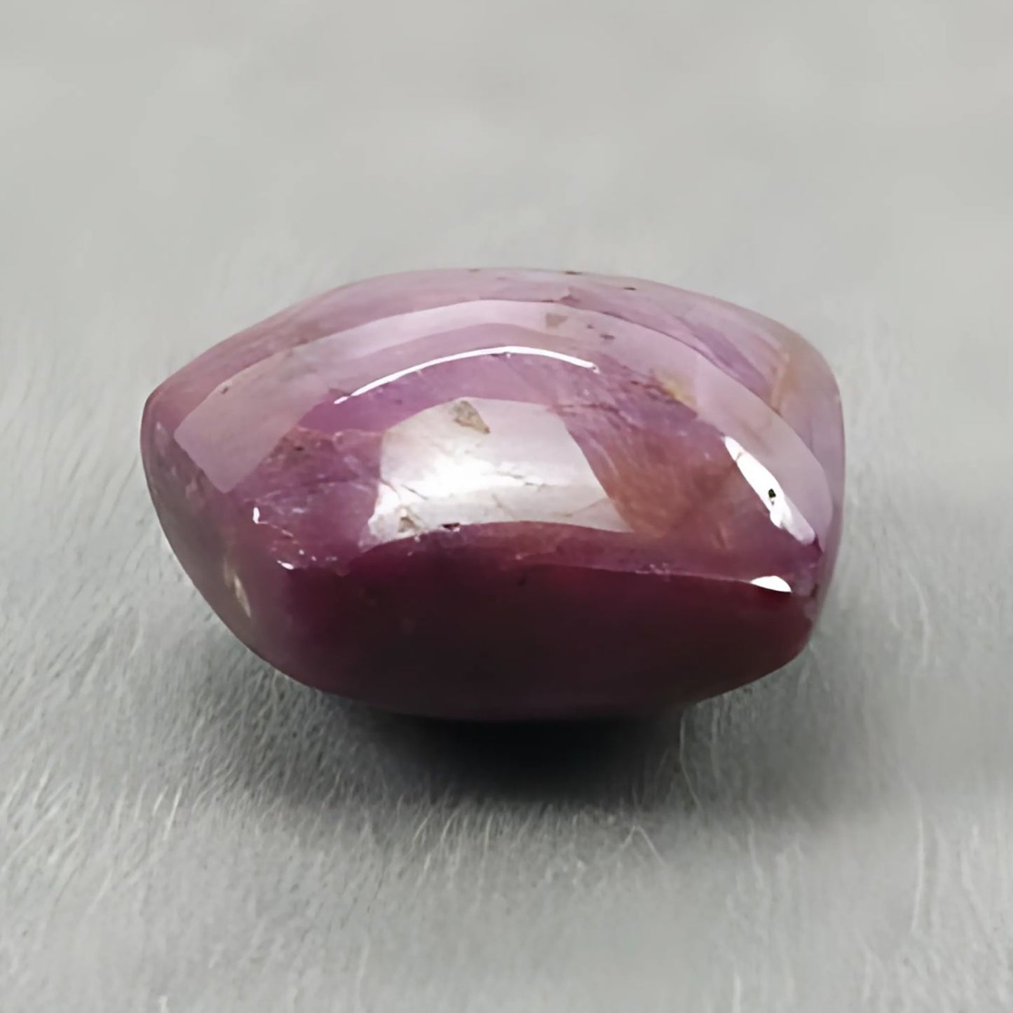 54.00cts Natural Untreated Star Ruby Gemstone Uneven Shape Cabochon 21*20mm