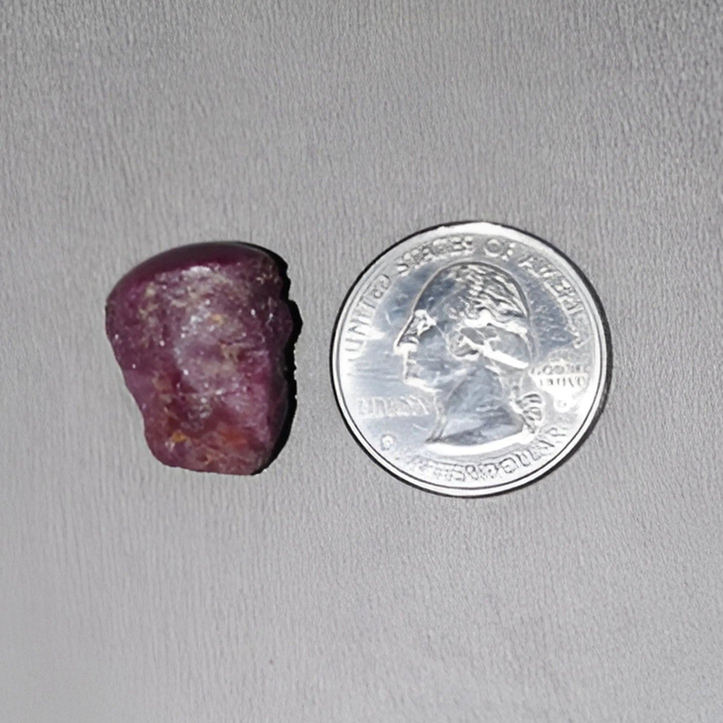 42.60cts Natural Untreated Both Side Star Ruby Gemstone Crystal Wand Healing Specimen 16*15mm