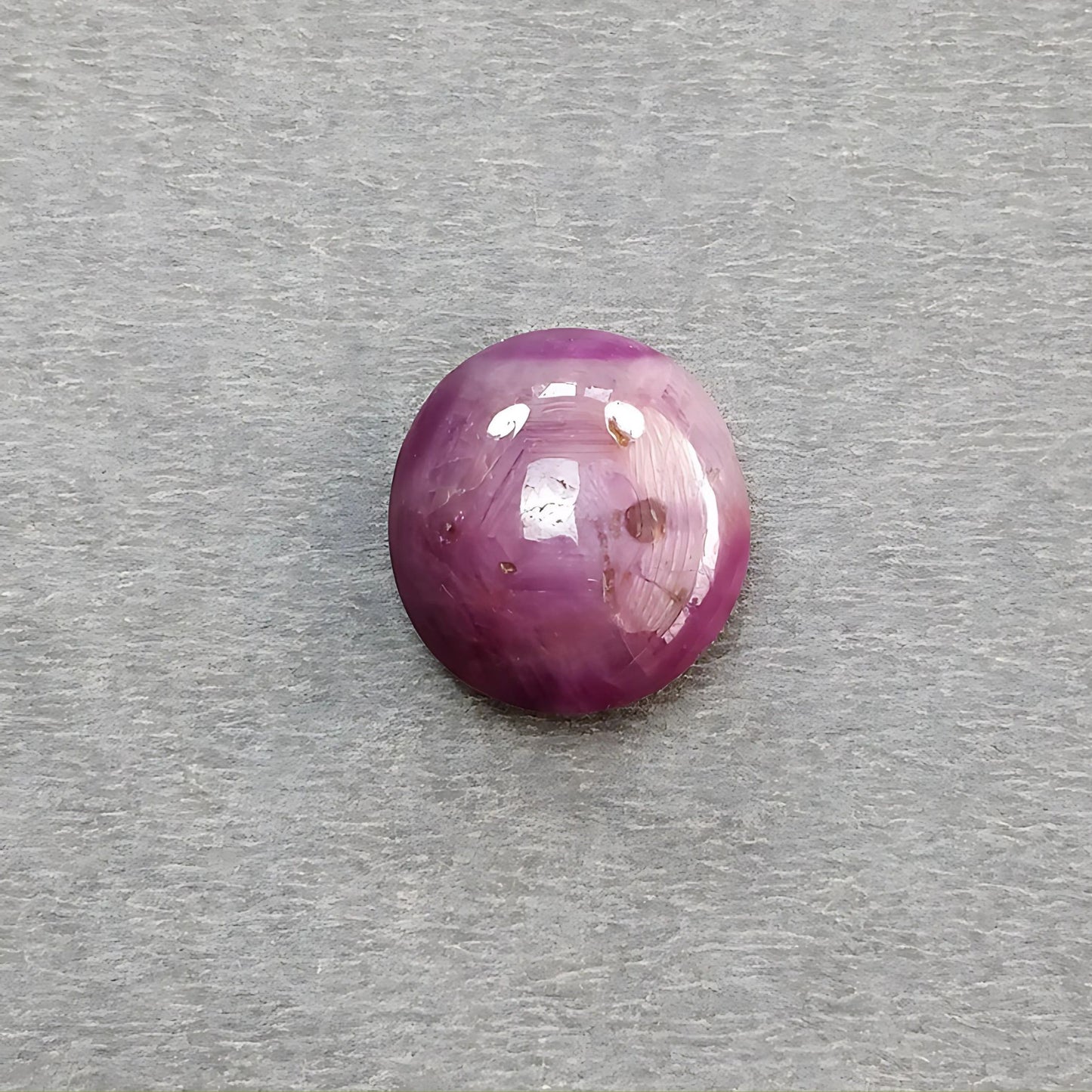 26.30cts Natural Untreated Star Ruby Gemstone Oval Shape Cabochon 17*16mm