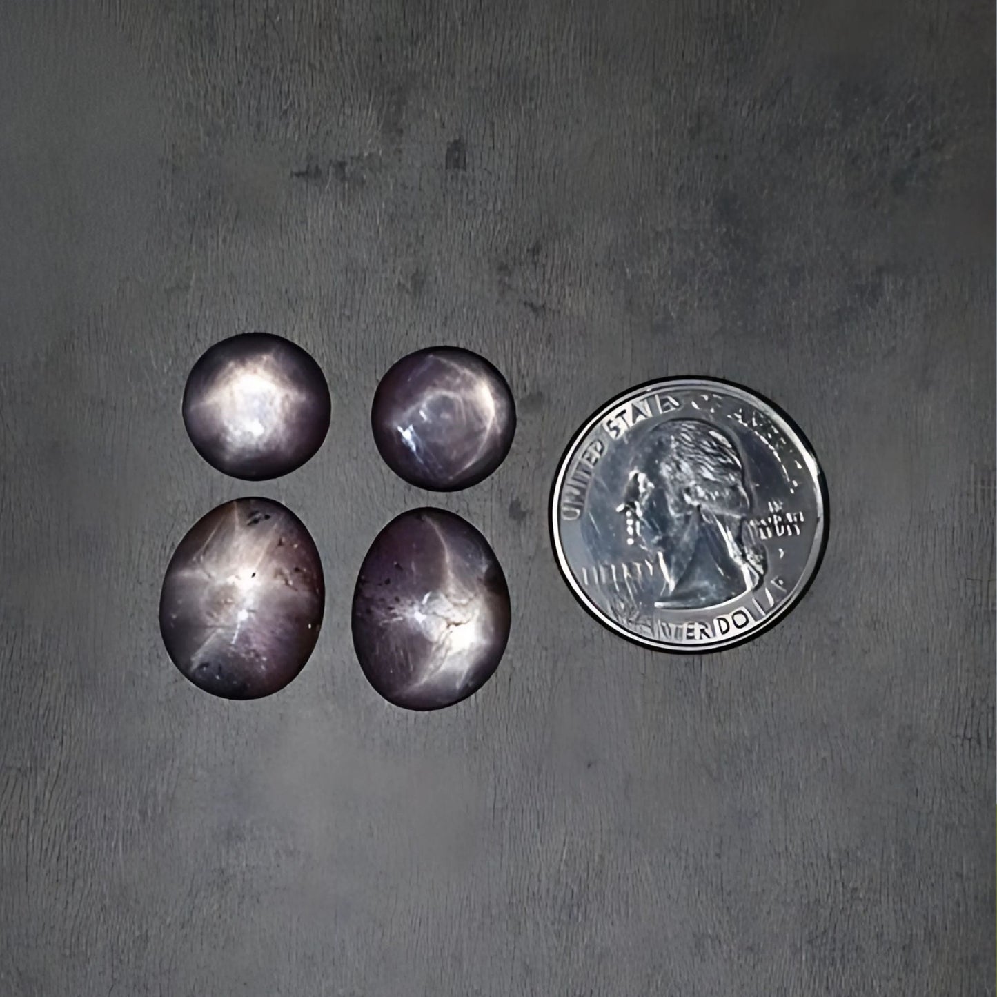 Cabochon rubis étoilé