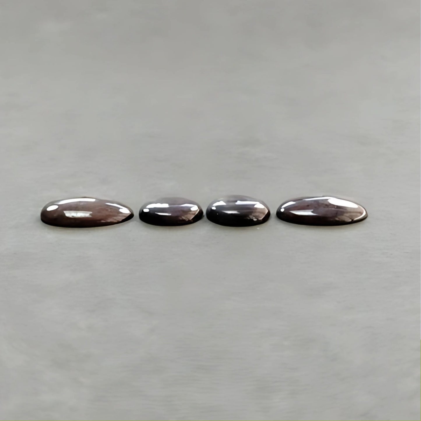 29.00cts Natural Untreated Star Ruby Gemstone Fancy & Round Shape Cabochon 12.5mm - 17.5*14mm 4pcs