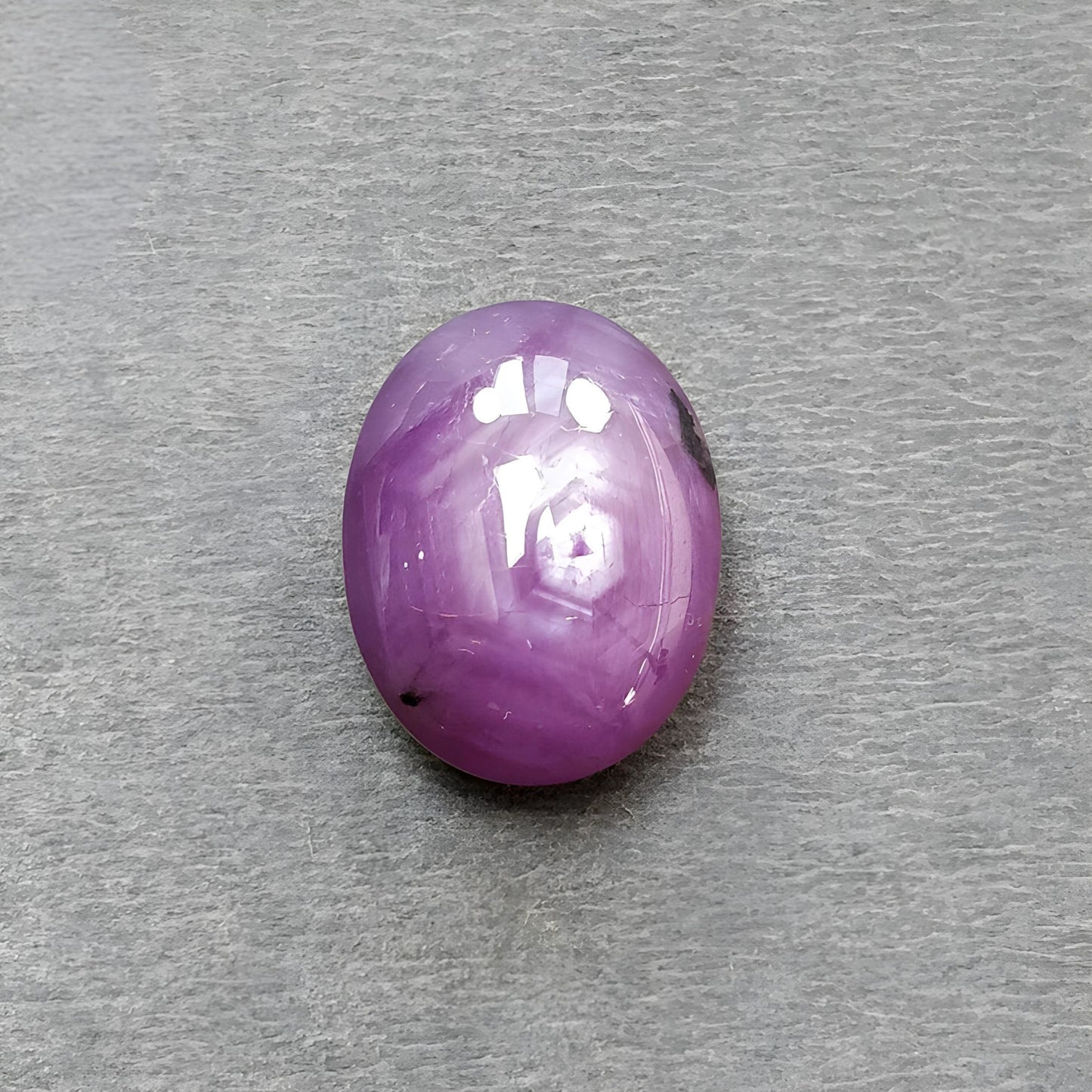 25.30cts Natural Untreated Star Ruby Gemstone Oval Shape Cabochon 18*14mm