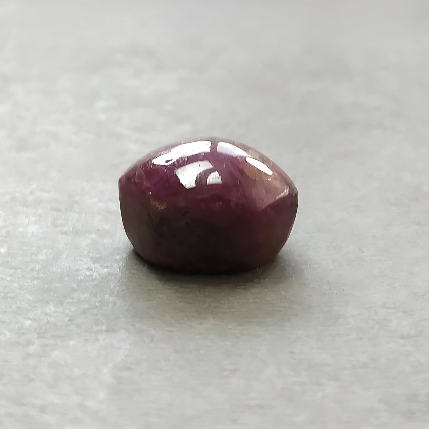 27.20cts Natural Untreated Star Ruby Gemstone Hexagon Shape Cabochon 16.5*14.5mm