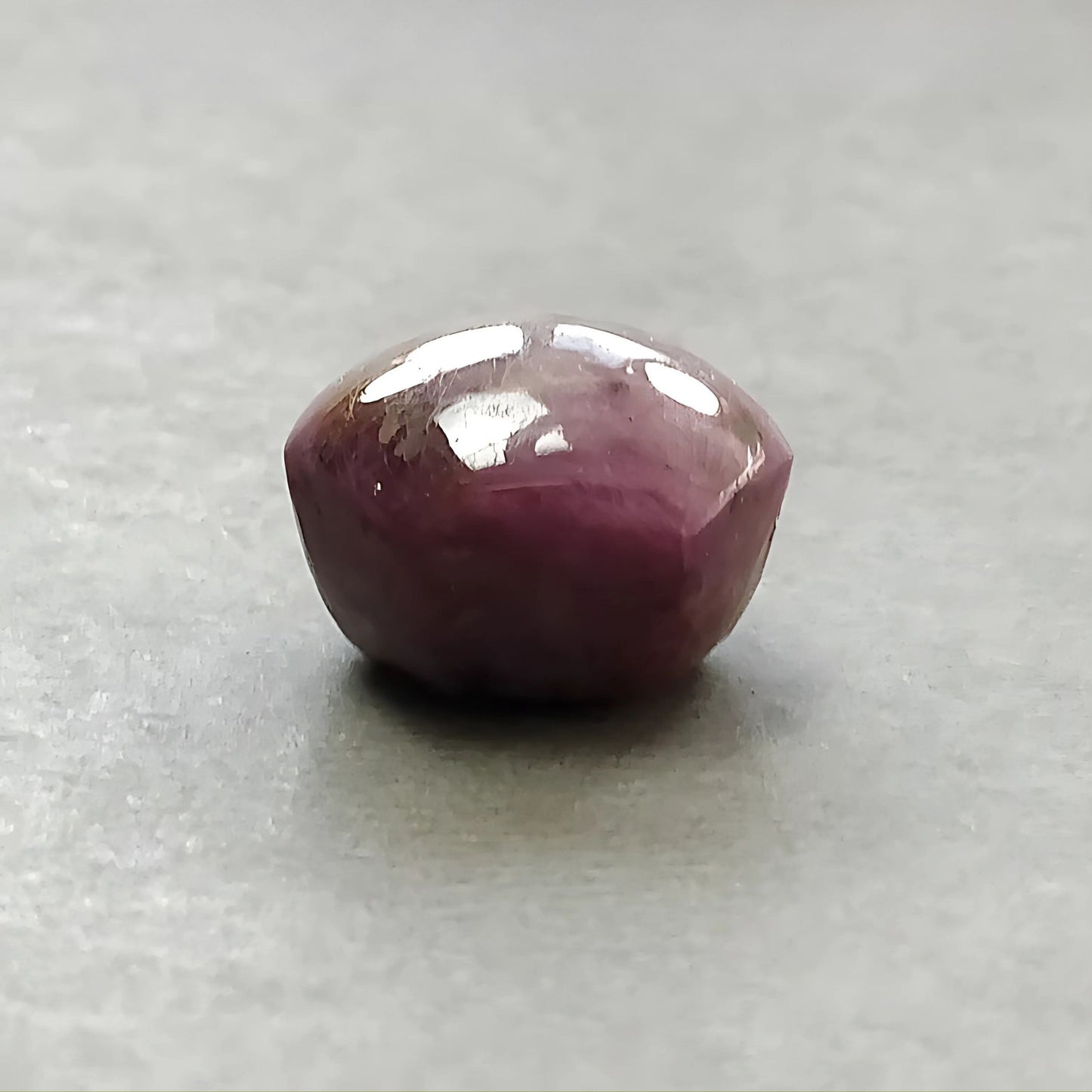 31.30cts Natural Untreated Star Ruby Gemstone Hexagon Shape Cabochon 16.5*15mm