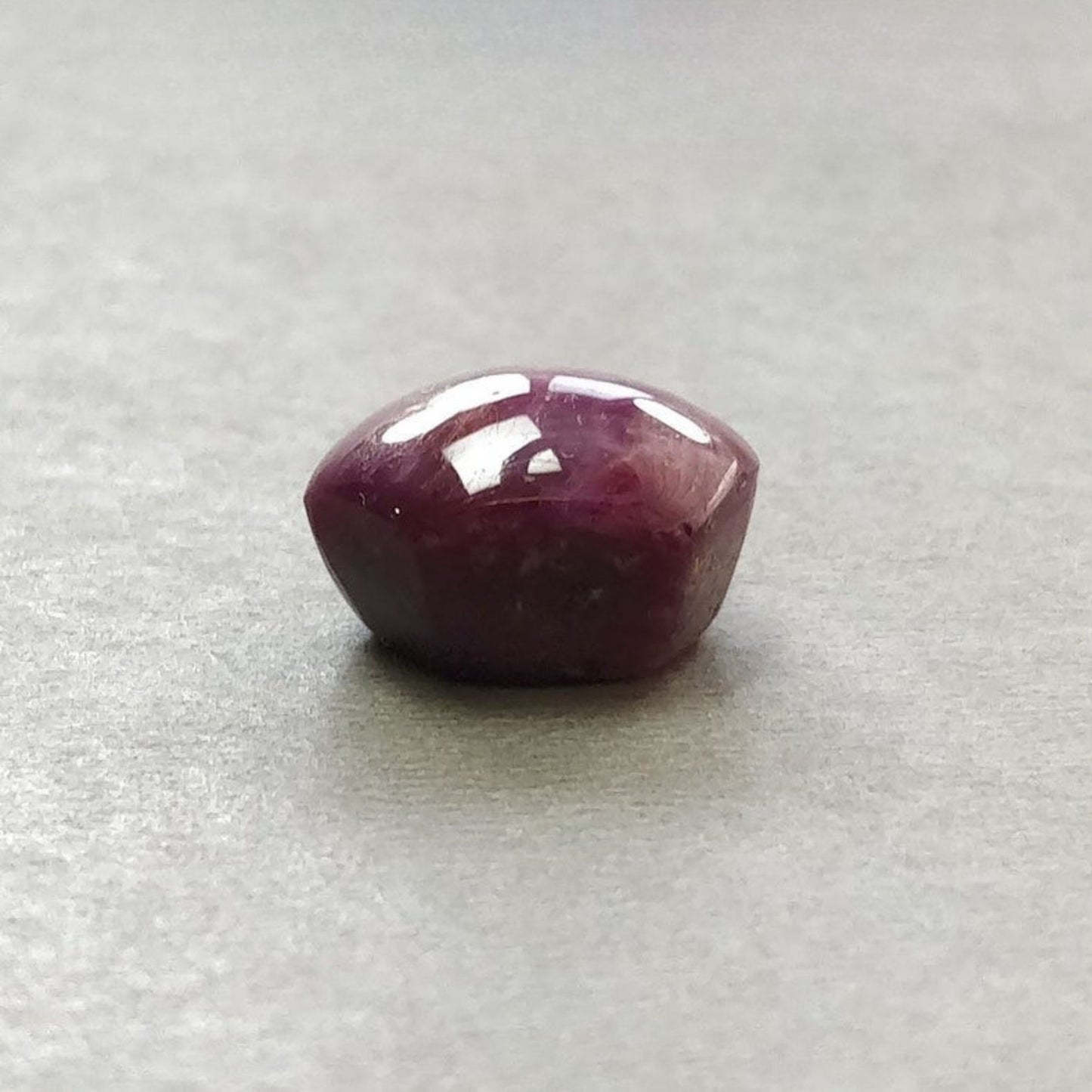 32.00cts Natural Untreated Star Ruby Gemstone Hexagon Shape Cabochon 18*14.5mm