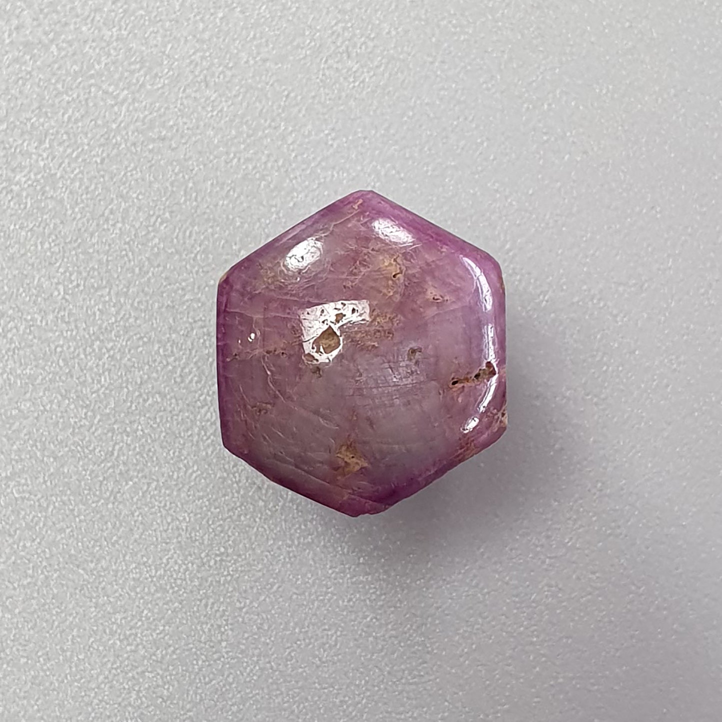 62.40cts Star Ruby Gemstone Cabochon Natural Untreated Red 6Ray Oval Shape 18*17mm 1pc