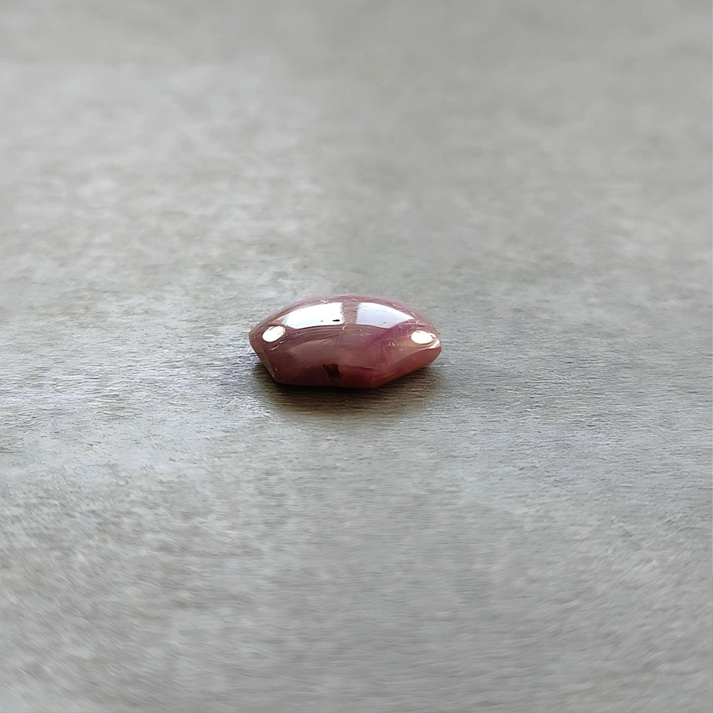 8.80cts Natural Untreated Star Ruby Gemstone Hexagon Shape Cabochon 15*12mm