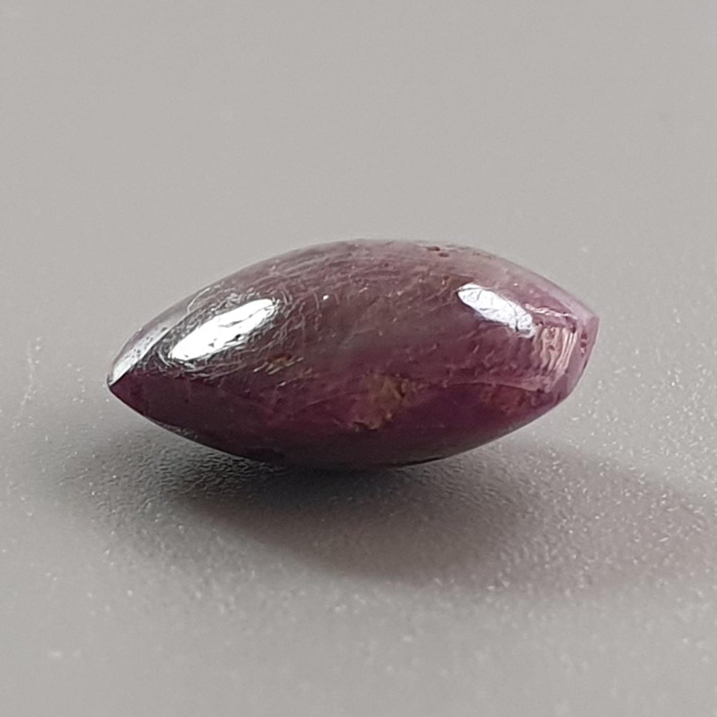 Star Ruby Hexagon Cabochon Gemstone : 16.70cts Natural Unheated Star Ruby Hexagon Cabochon 17*15mm 1pc For Jewelry