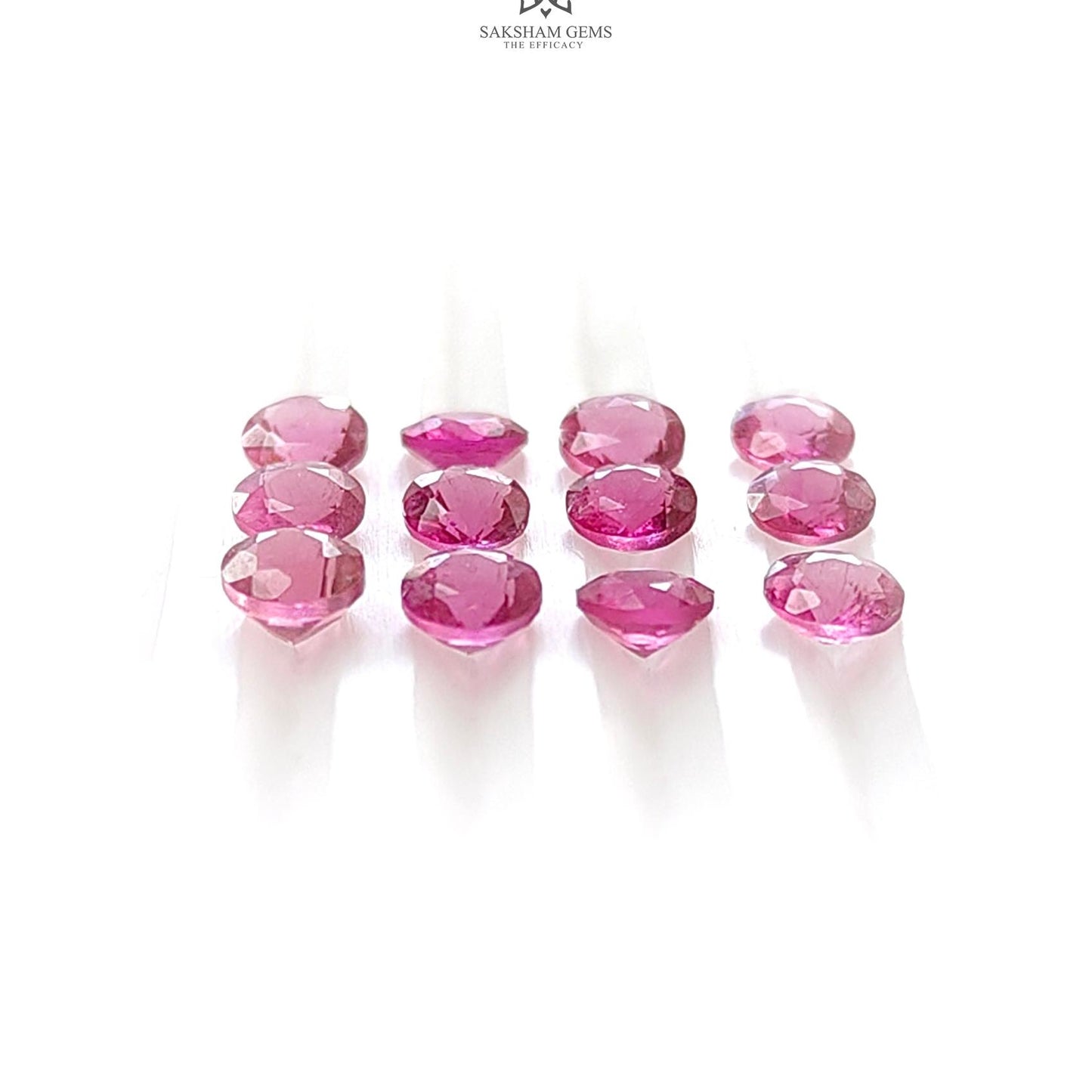 Pink Tourmaline Gemstone Faceted Cut: Natural Untreated Tourmaline Round Shape Lot For Jewelry