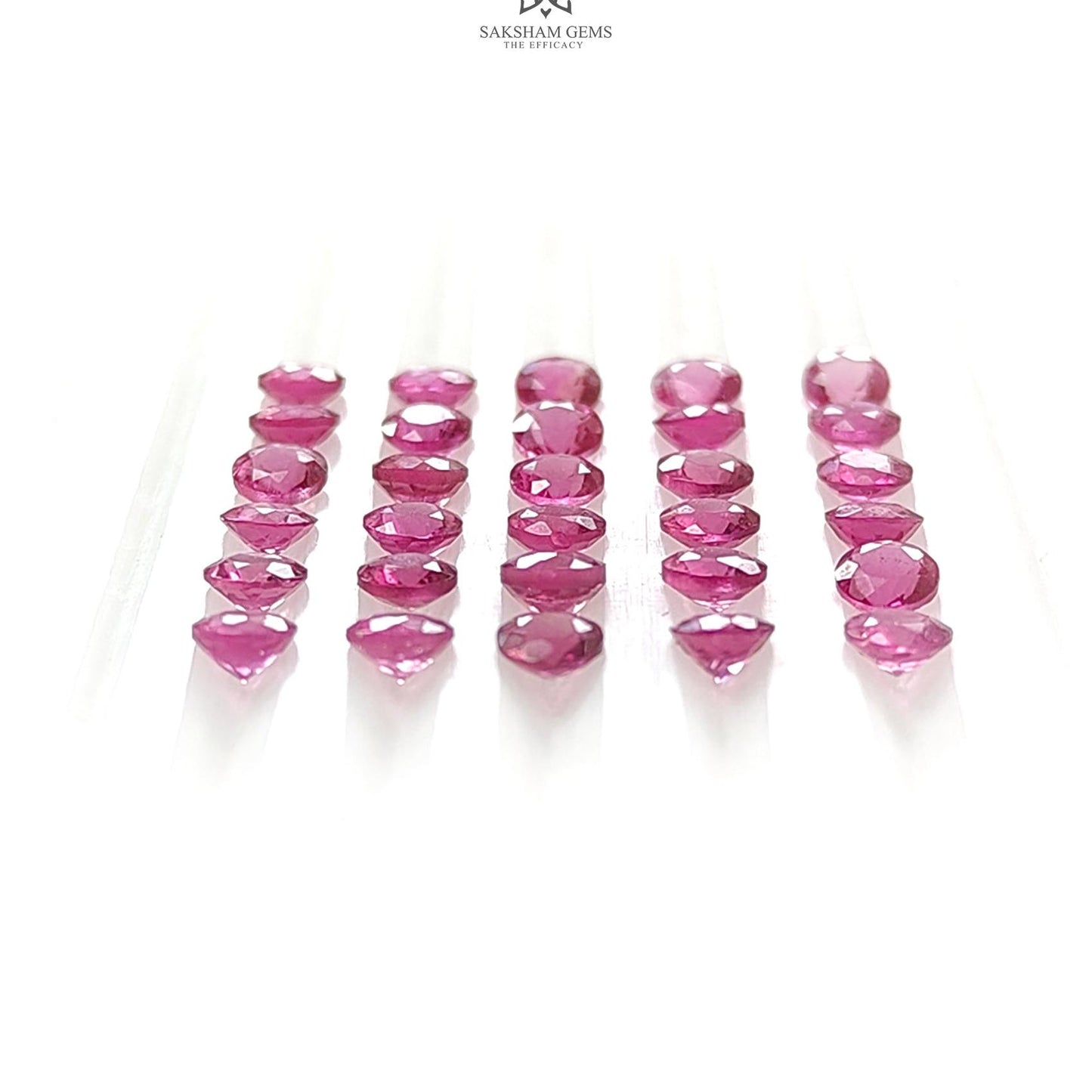 Pink Tourmaline Gemstone Faceted Cut: Natural Untreated Tourmaline Round Shape Lot For Jewelry