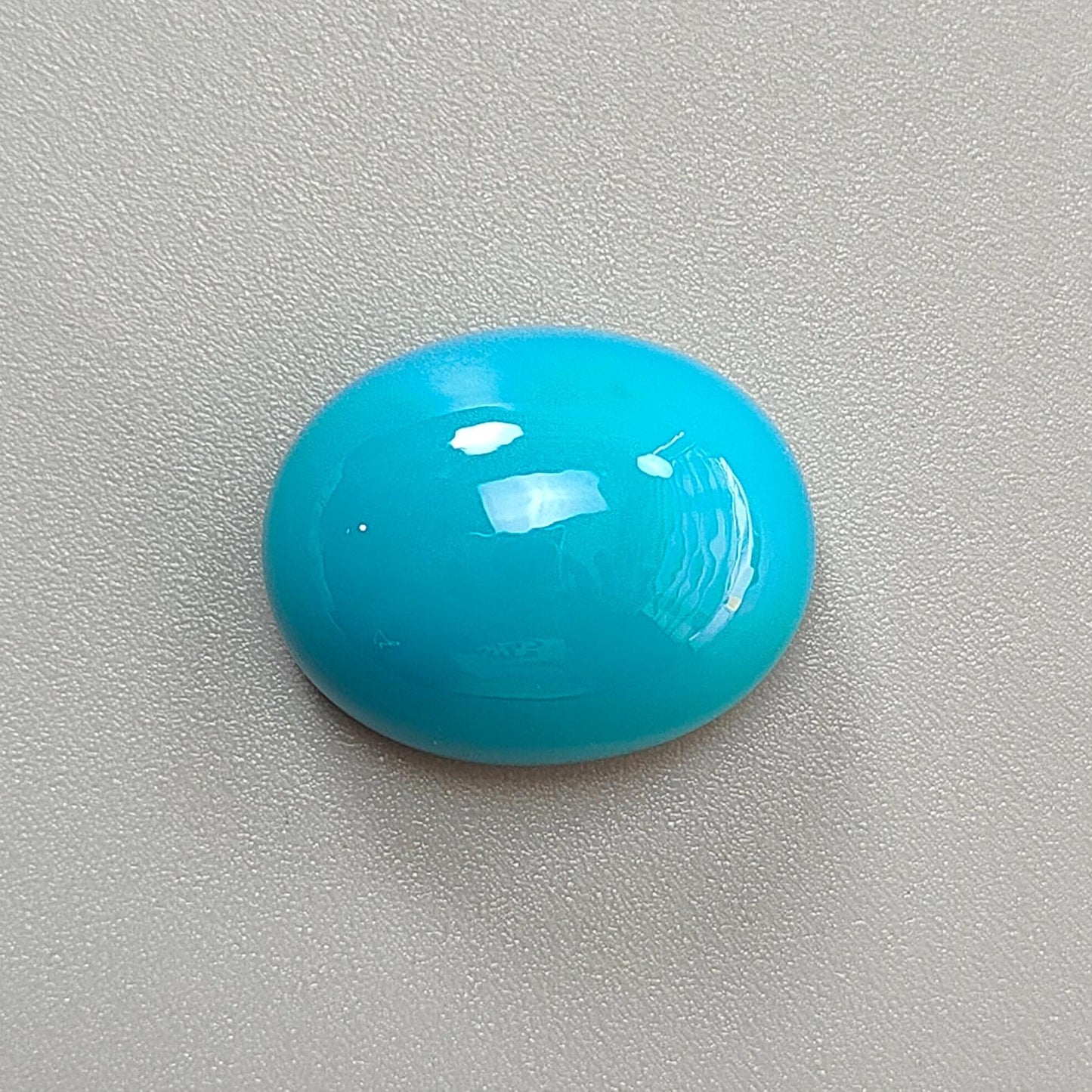 Blue Turquoise Gemstone Cabochon: Natural Untreated Sleeping Beauty Turquoise Oval Shape 1pc for Jewelry December Birthstone