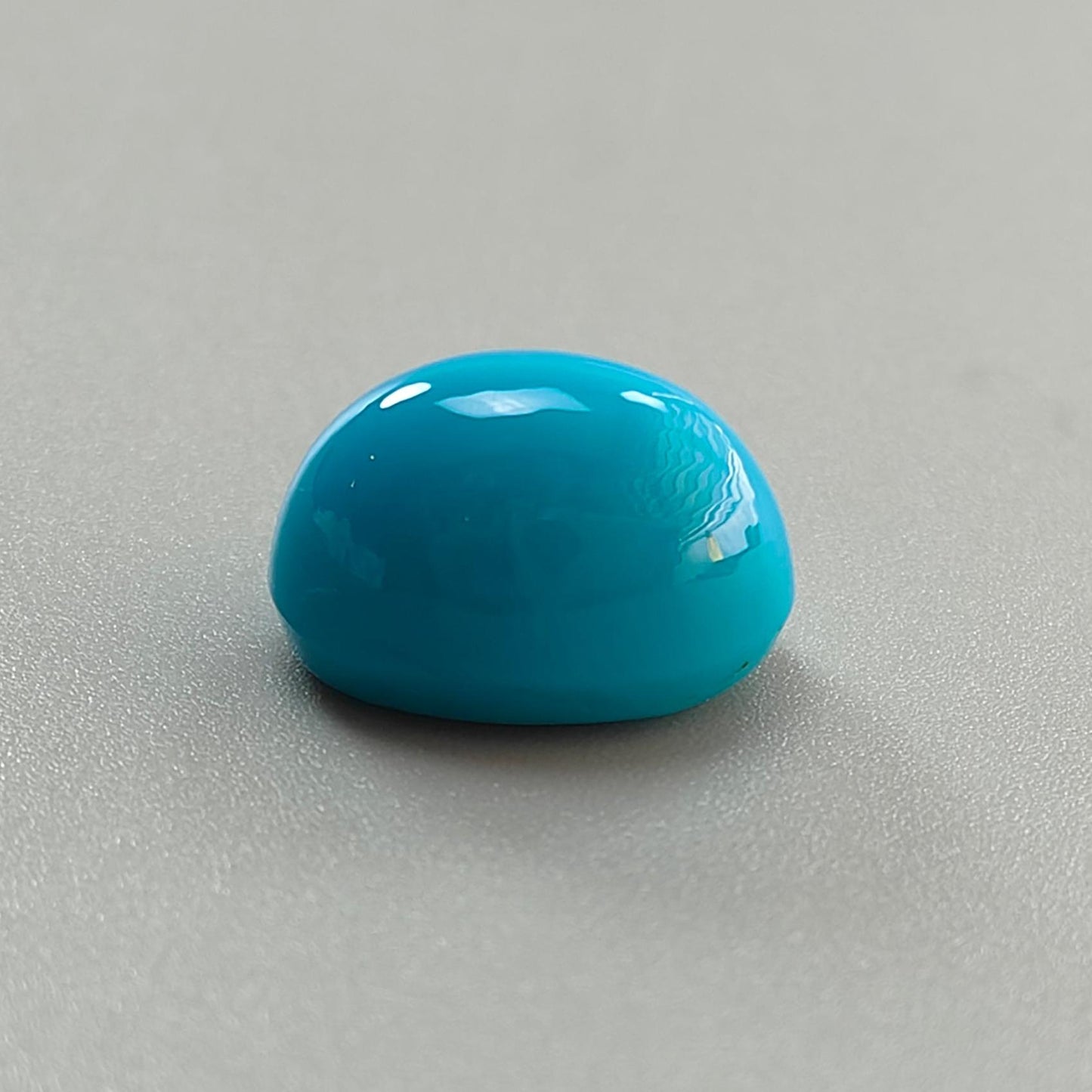 Blue Turquoise Gemstone Cabochon: Natural Untreated Sleeping Beauty Turquoise Oval Shape 1pc for Jewelry December Birthstone