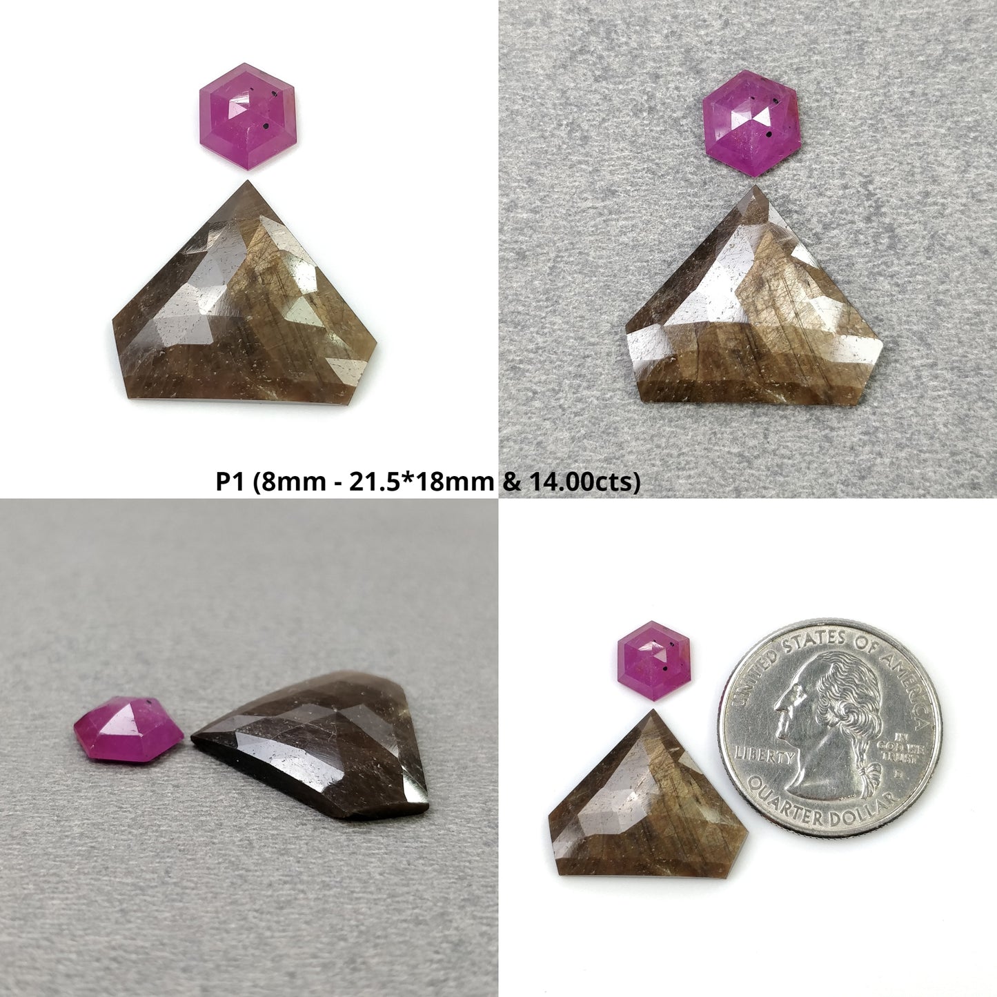 Rose Cut Sapphire