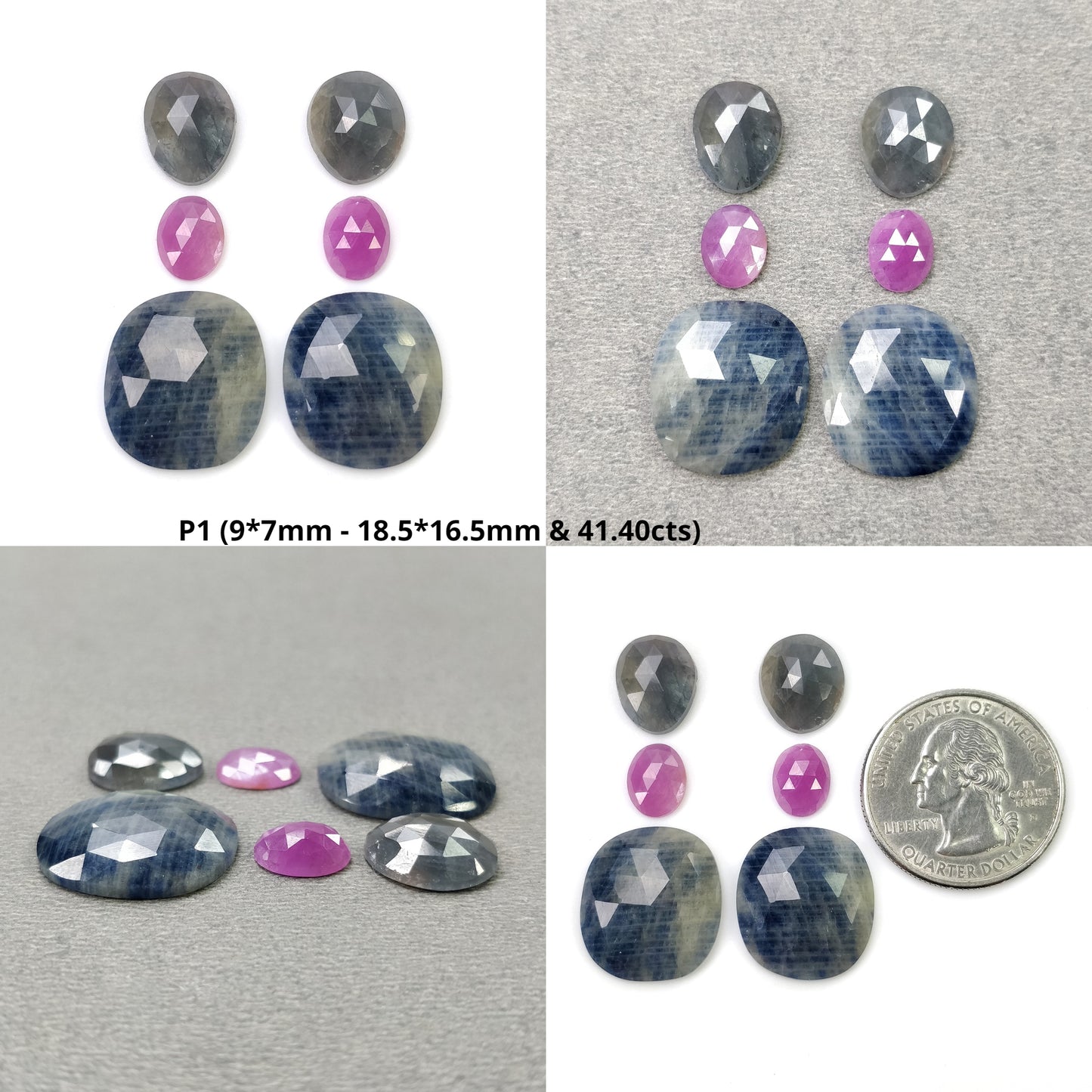 Rose Cut Sapphire