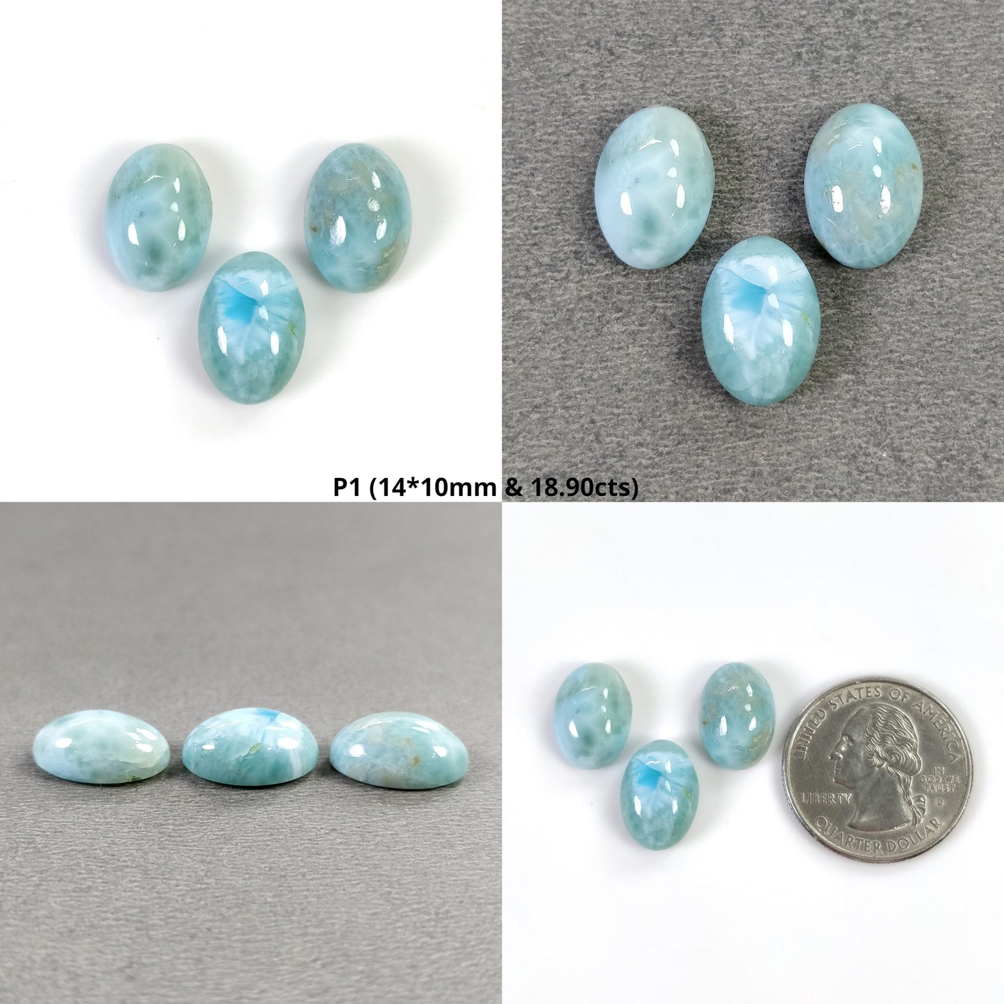 Oval Larimar
