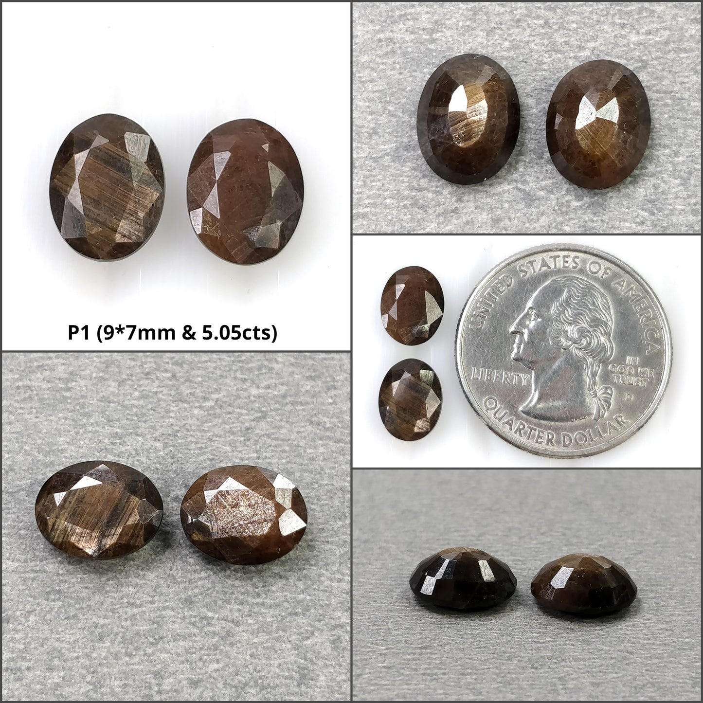 Golden Brown CHOCOLATE SAPPHIRE Gemstone Checker & Normal Cut : Natural Untreated Sapphire Briolette Pear Oval Uneven 2pcs 4pcs
