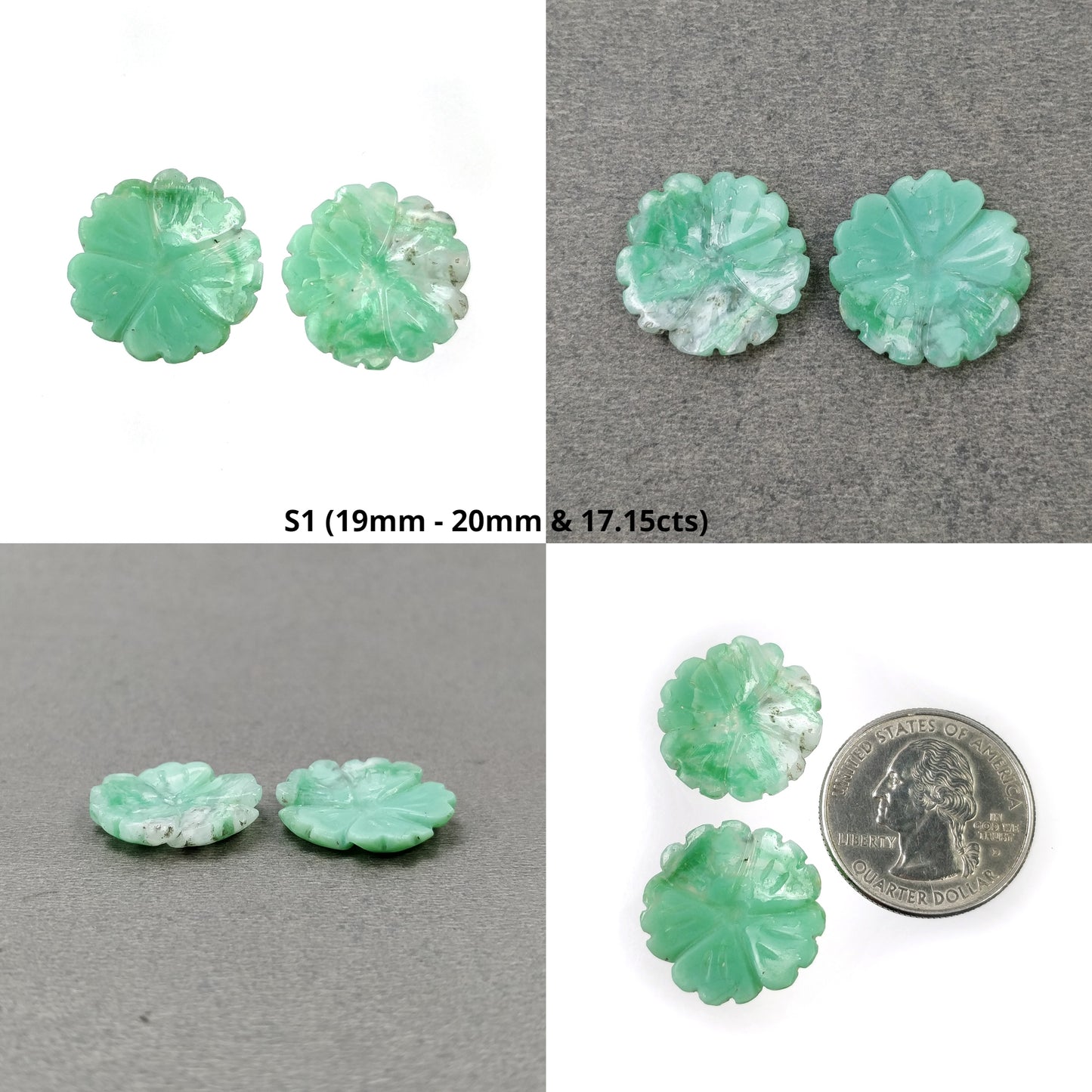 Chrysoprase Flowers