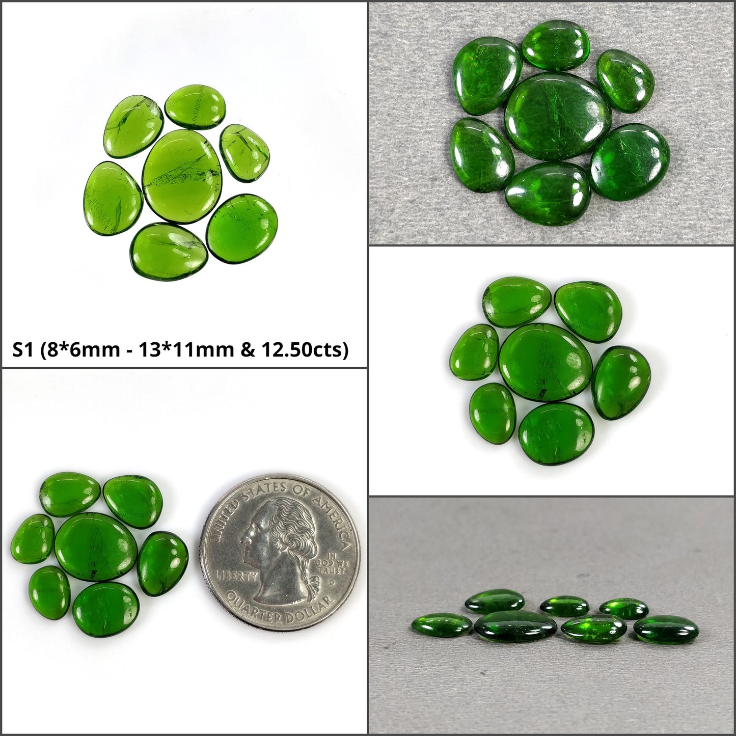 Chrome Diopside Cabochon
