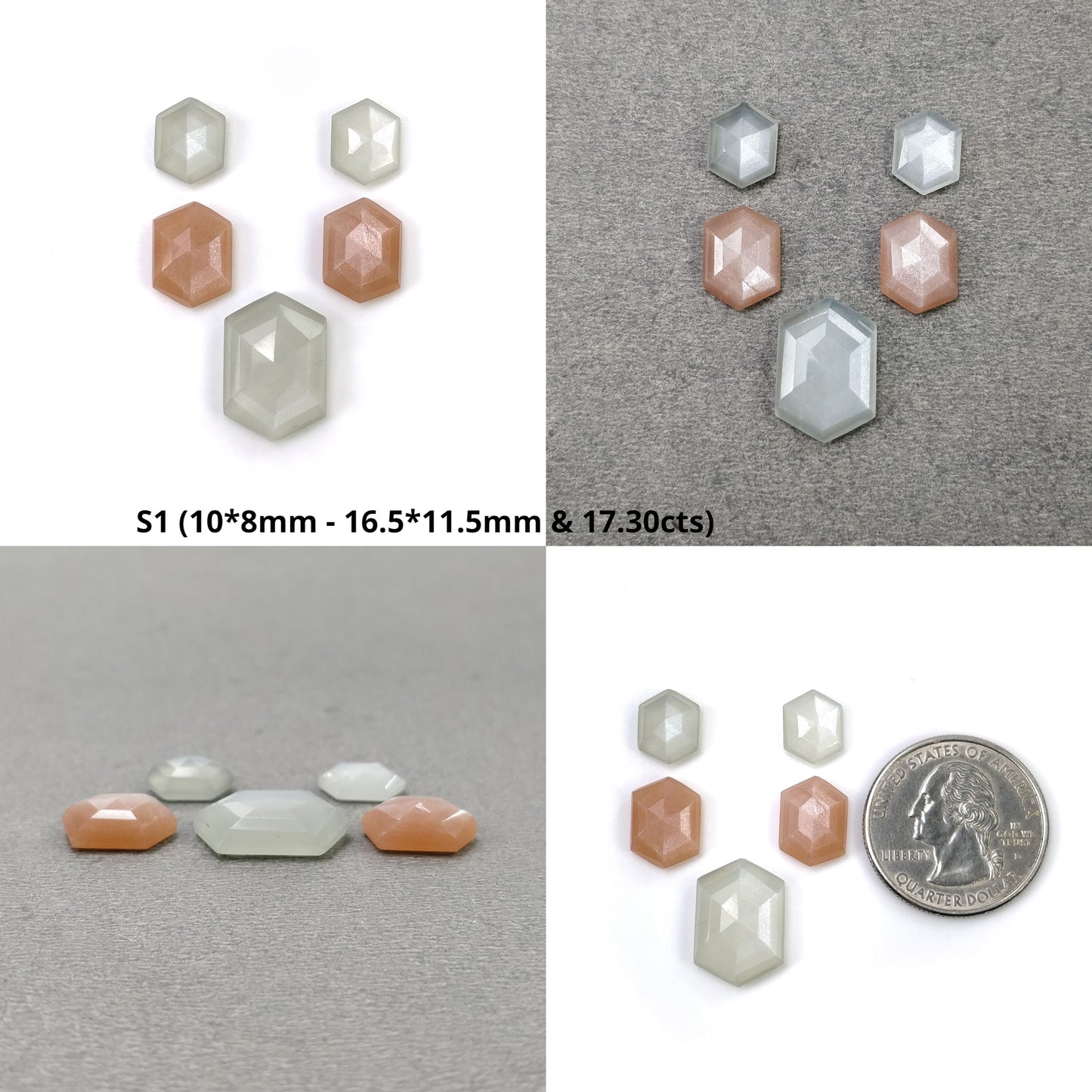 Multi Color Moonstone