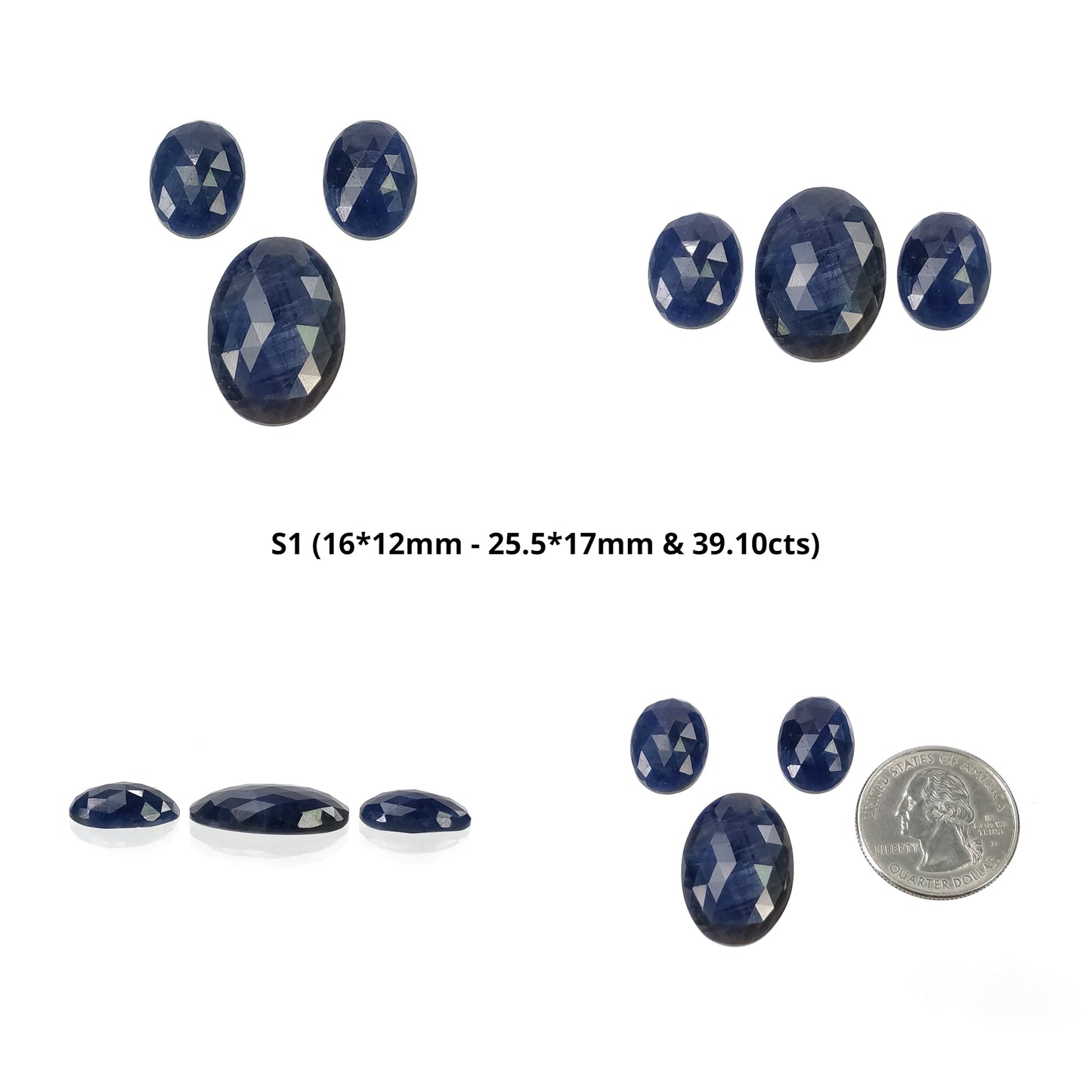 Rose Cut Sapphire