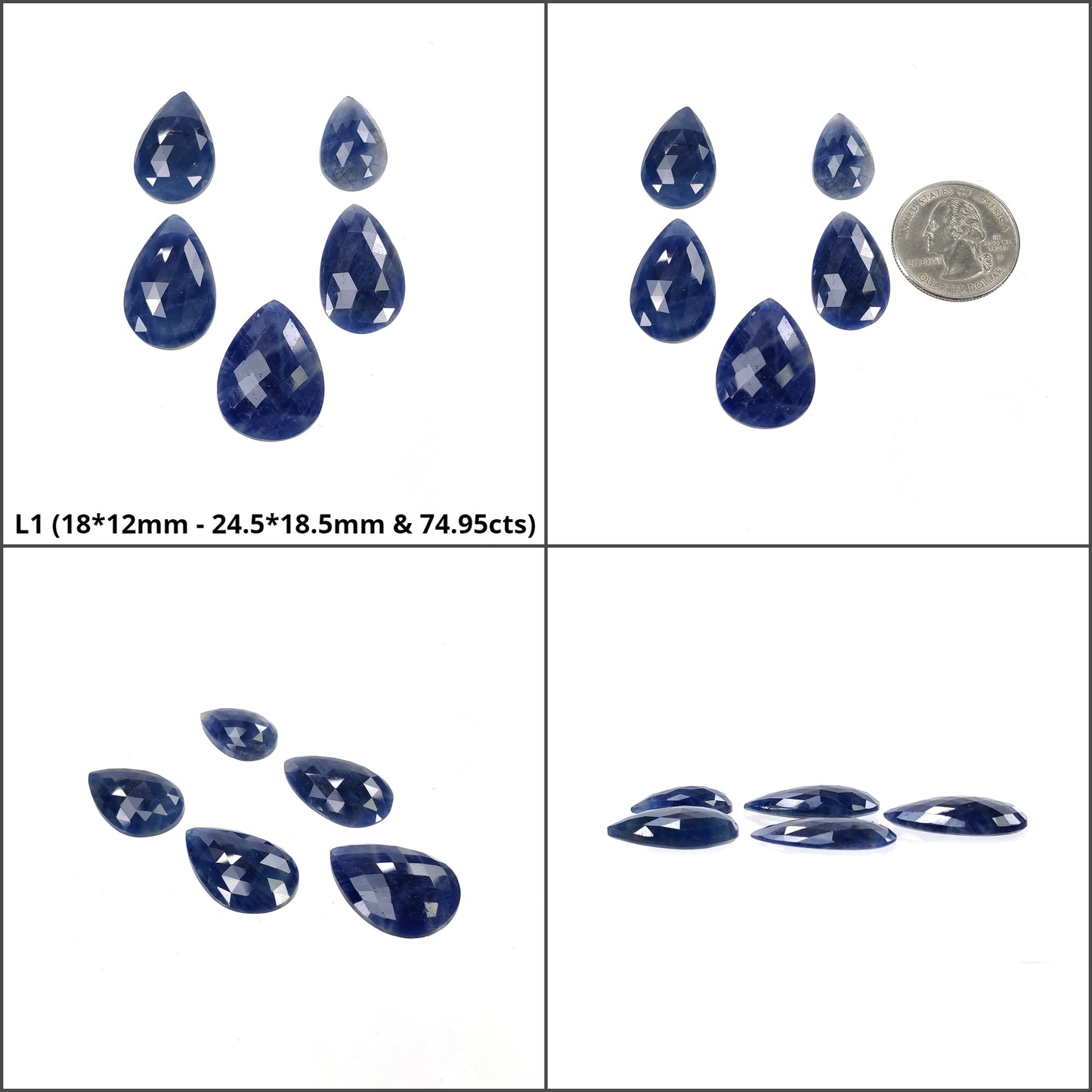 Rose Cut Sapphire
