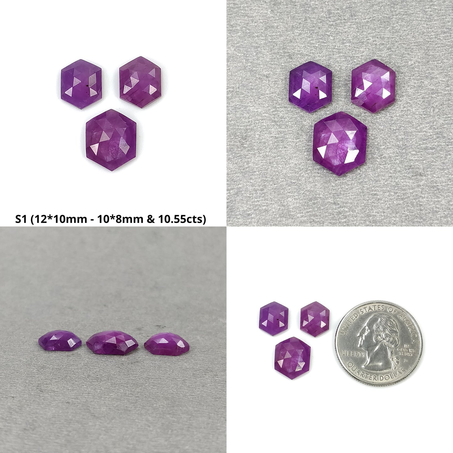 Rose Cut Sapphire