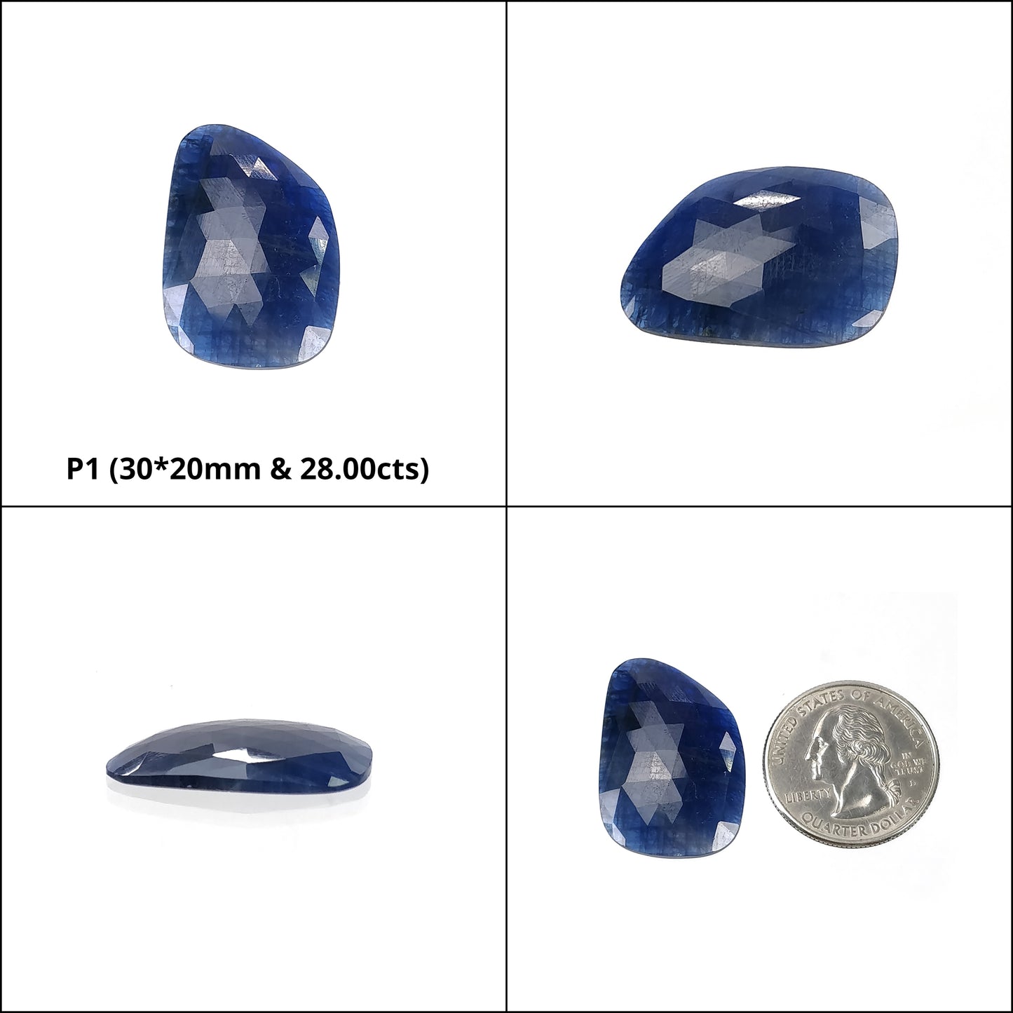 Rose Cut Sapphire