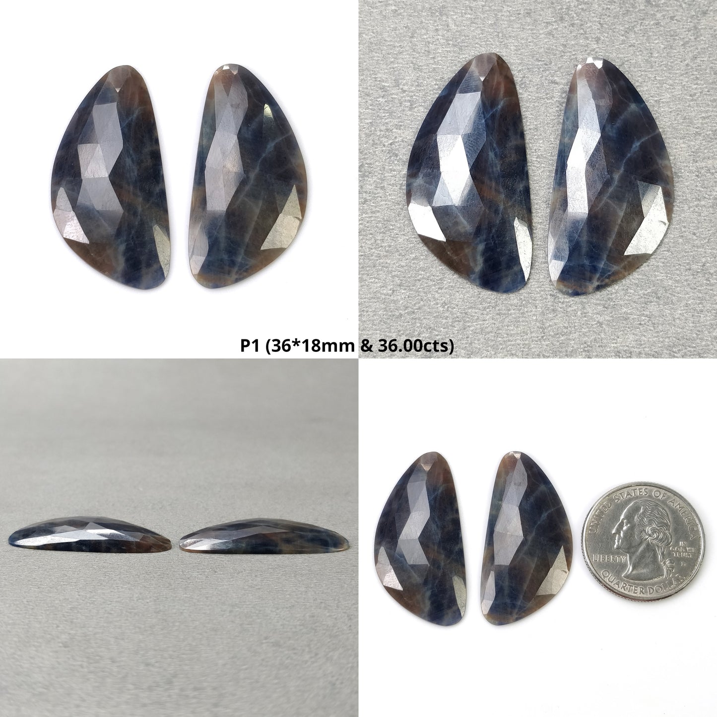 Rose Cut Sapphire