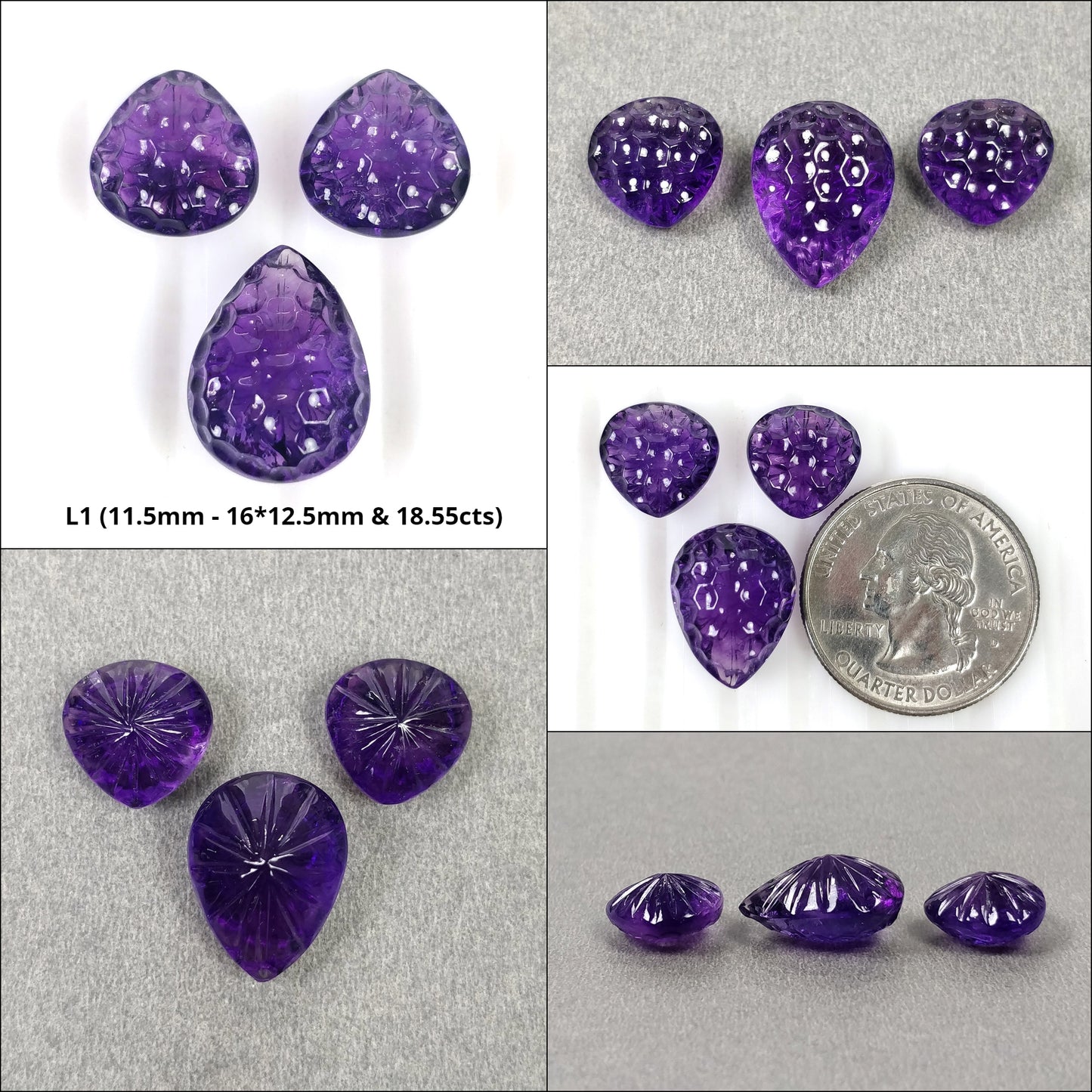 Briolette Amethyst