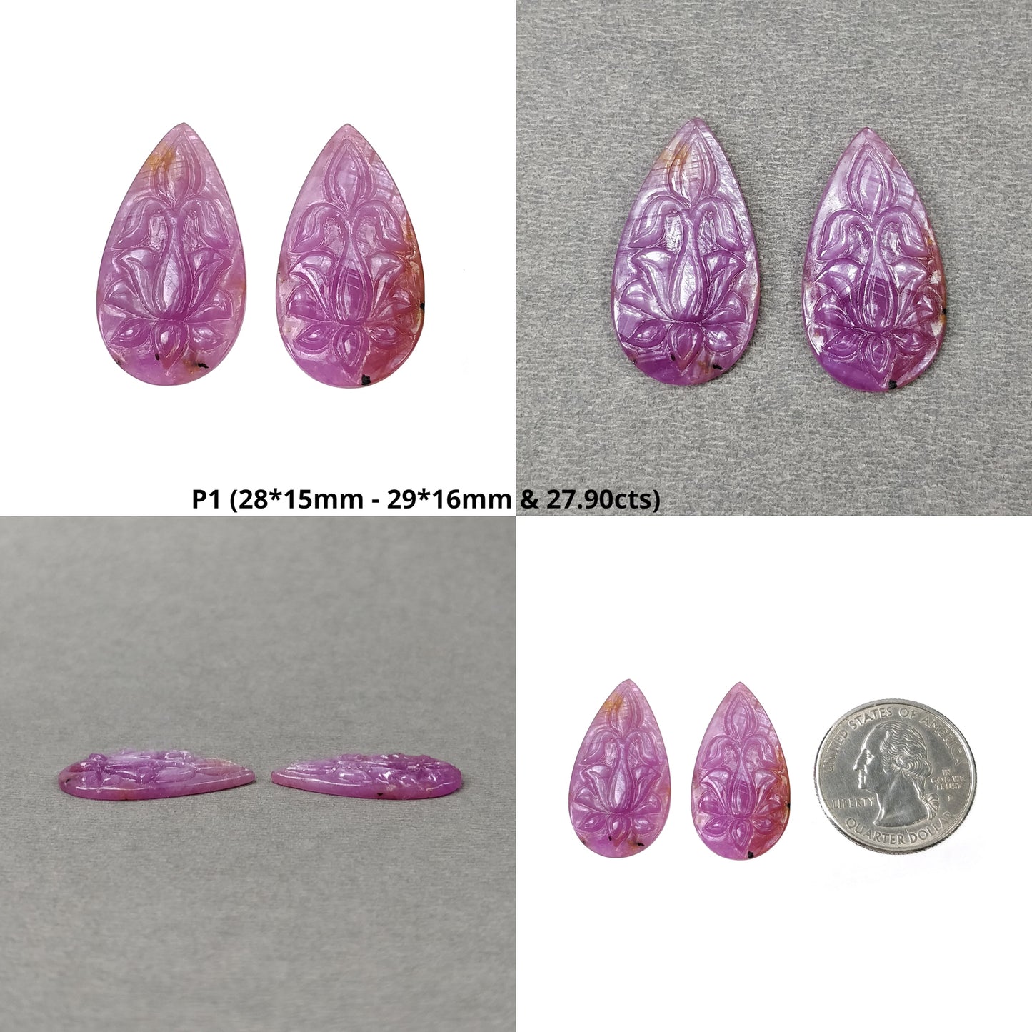 Hand Carved Sapphire