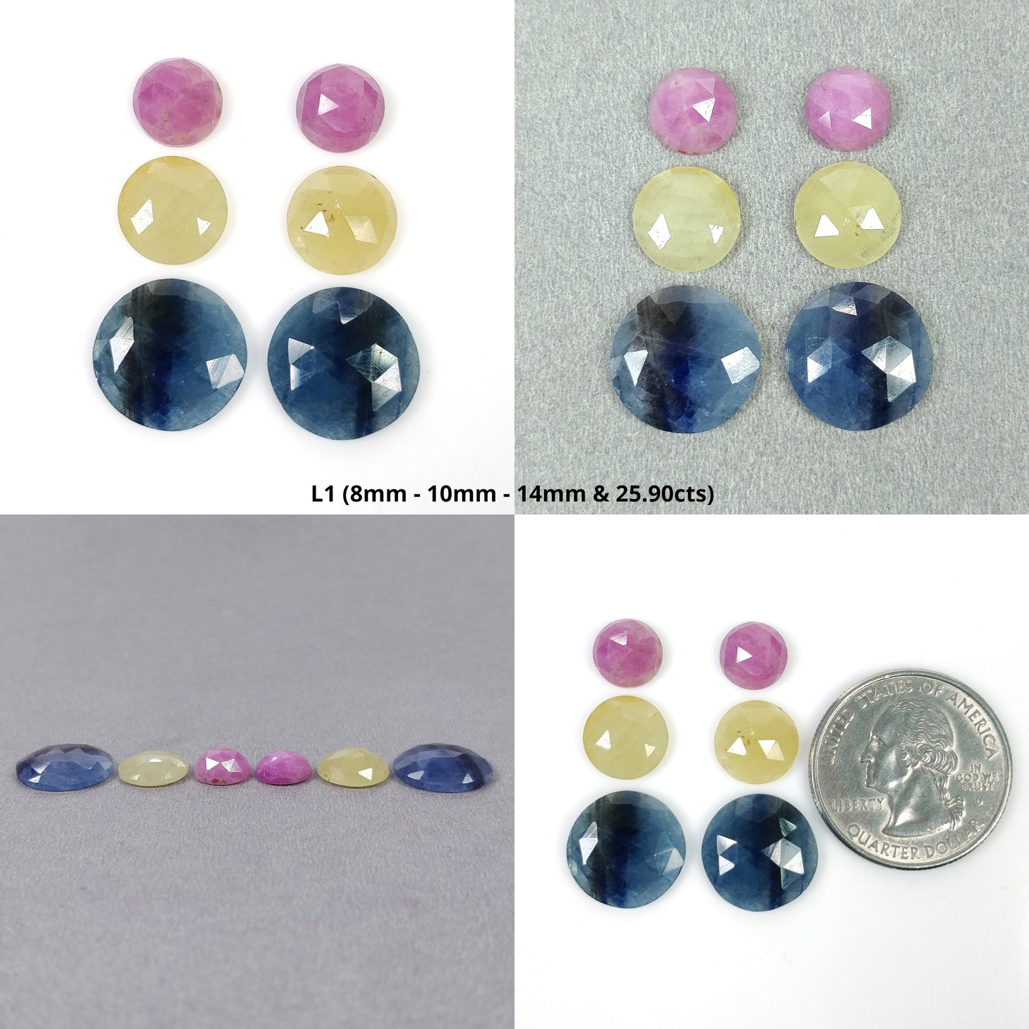 Rose Cut Sapphire