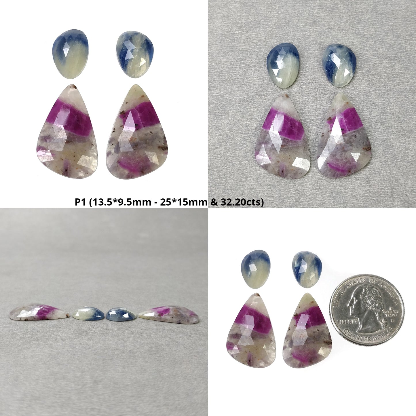 Rose Cut Sapphire