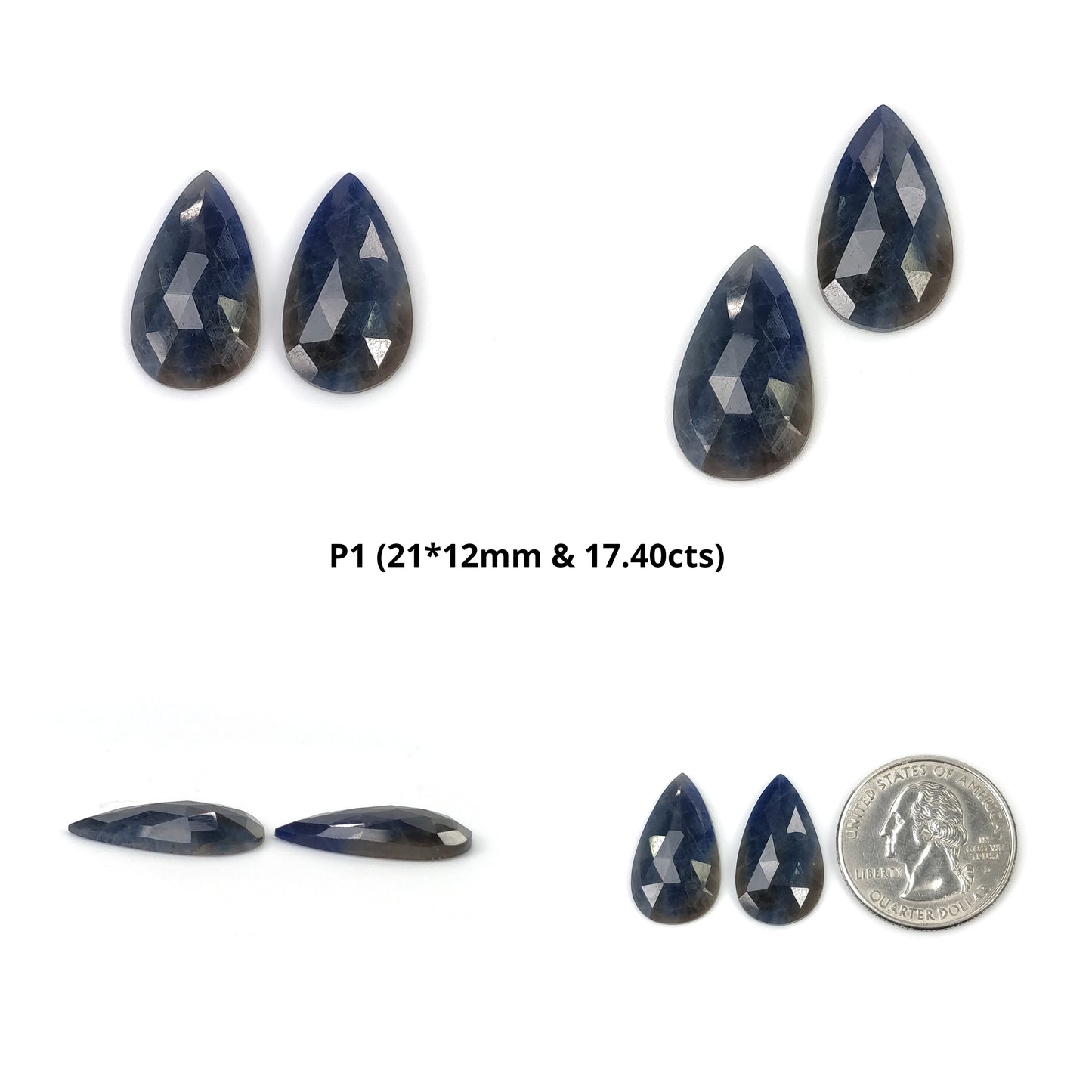 Rose Cut Sapphire