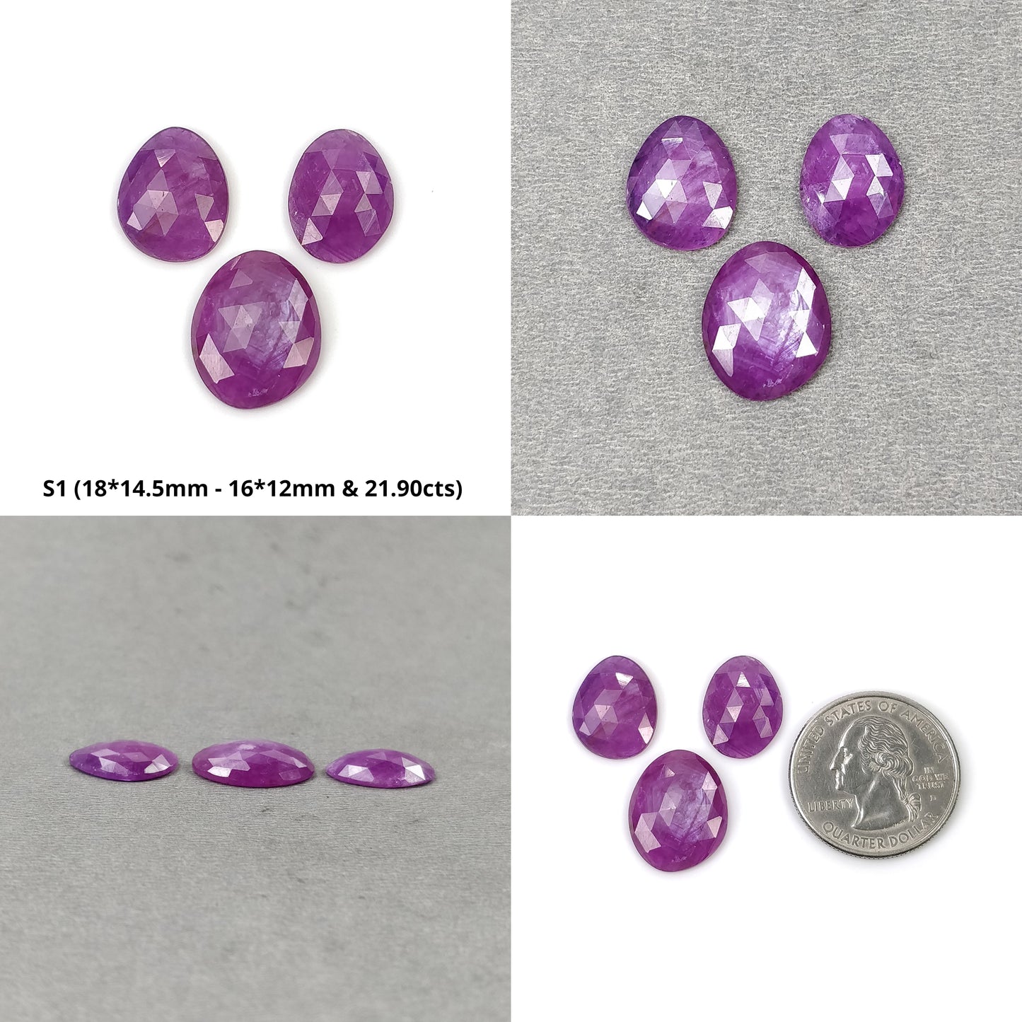 Rose Cut Sapphire