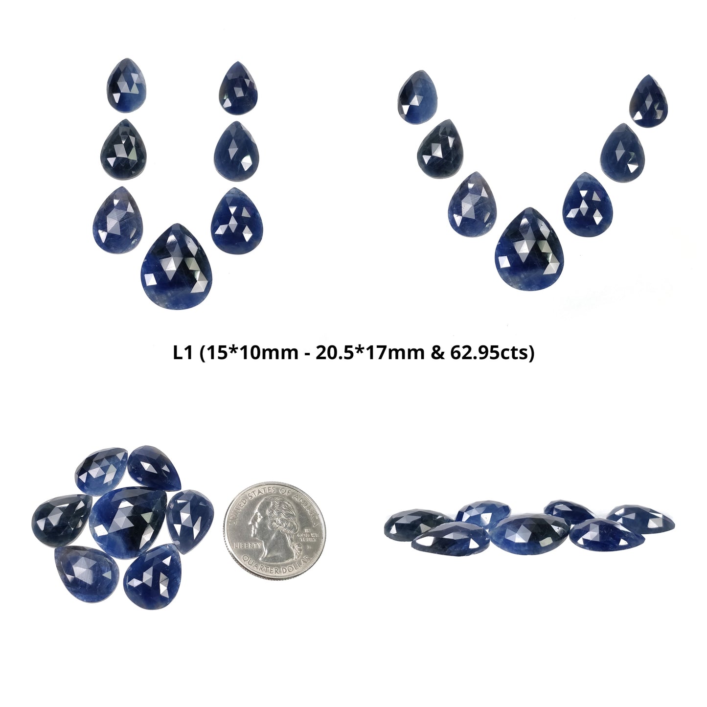 Rose Cut Sapphire